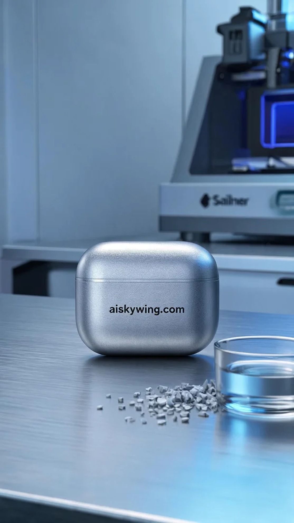 0558-TWS Bluetooth earphone charging case - Aiskywing Industrial 3D Printing Showcase 内容图4 Zhongshan Skywing 3D Technology Co.,LTD | 中山市天翼三维科技有限公司 0558-TWS Bluetooth earphone charging case - Aiskywing Industrial 3D Printing Showcase SLA-消费电子 (SLA-CE) 图4张