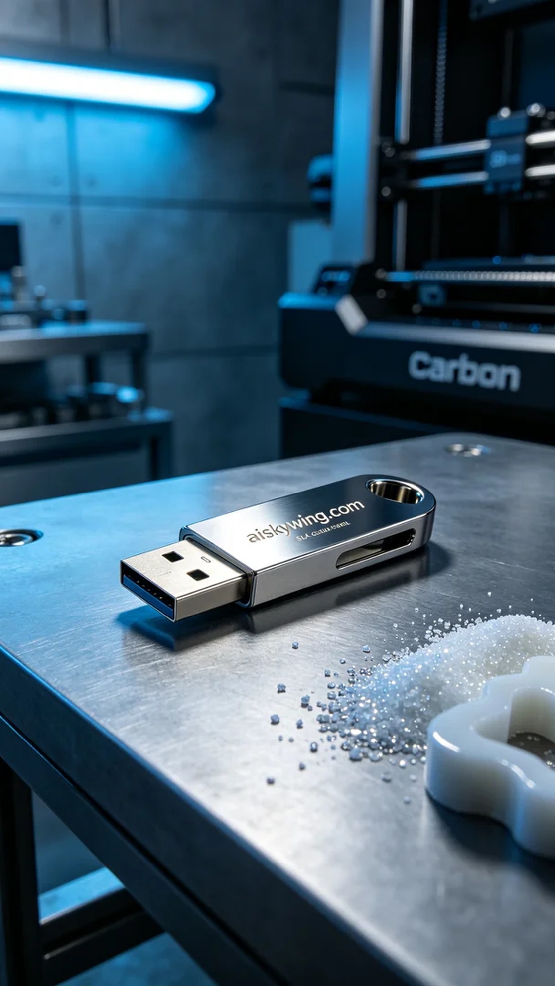0654-USB flash drive casing - Aiskywing Industrial 3D Printing Showcase 内容图2 Zhongshan Skywing 3D Technology Co.,LTD | 中山市天翼三维科技有限公司 0654-USB flash drive casing - Aiskywing Industrial 3D Printing Showcase SLA-消费电子 (SLA-CE) 图2张