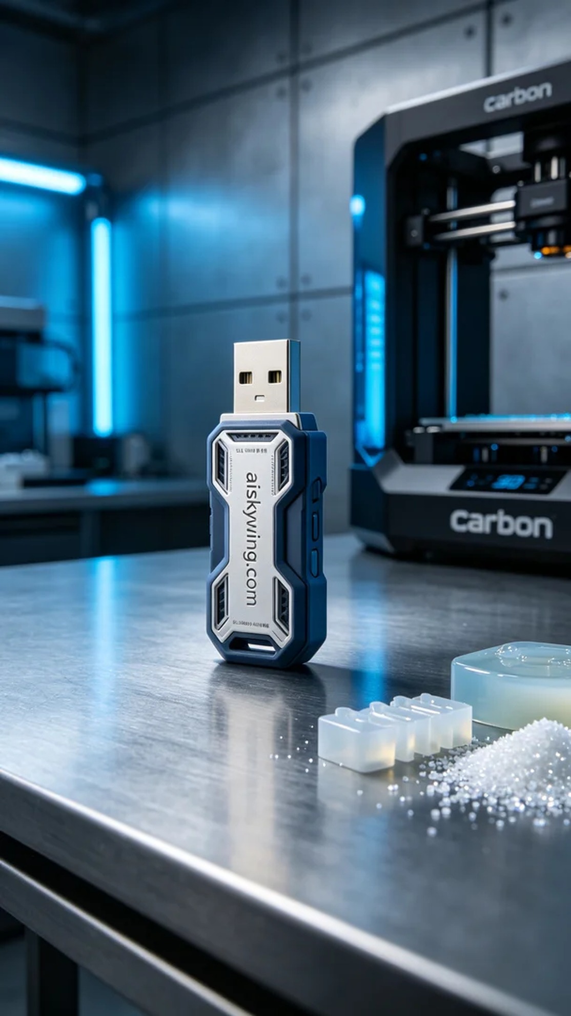 0681-USB flash drive casing - Aiskywing Industrial 3D Printing Showcase 内容图4 Zhongshan Skywing 3D Technology Co.,LTD | 中山市天翼三维科技有限公司 0681-USB flash drive casing - Aiskywing Industrial 3D Printing Showcase 混合工艺-综合 (HP-C) 图4张