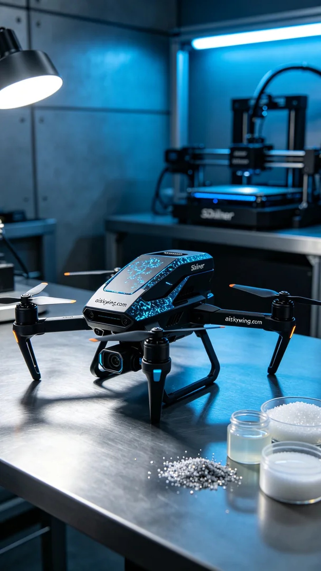 0522-Drone GPS Shock Absorption Mount - Aiskywing Industrial 3D Printing Showcase 内容图2 Zhongshan Skywing 3D Technology Co.,LTD | 中山市天翼三维科技有限公司 0522-Drone GPS Shock Absorption Mount - Aiskywing Industrial 3D Printing Showcase 混合工艺-综合 (HP-C) 图2张
