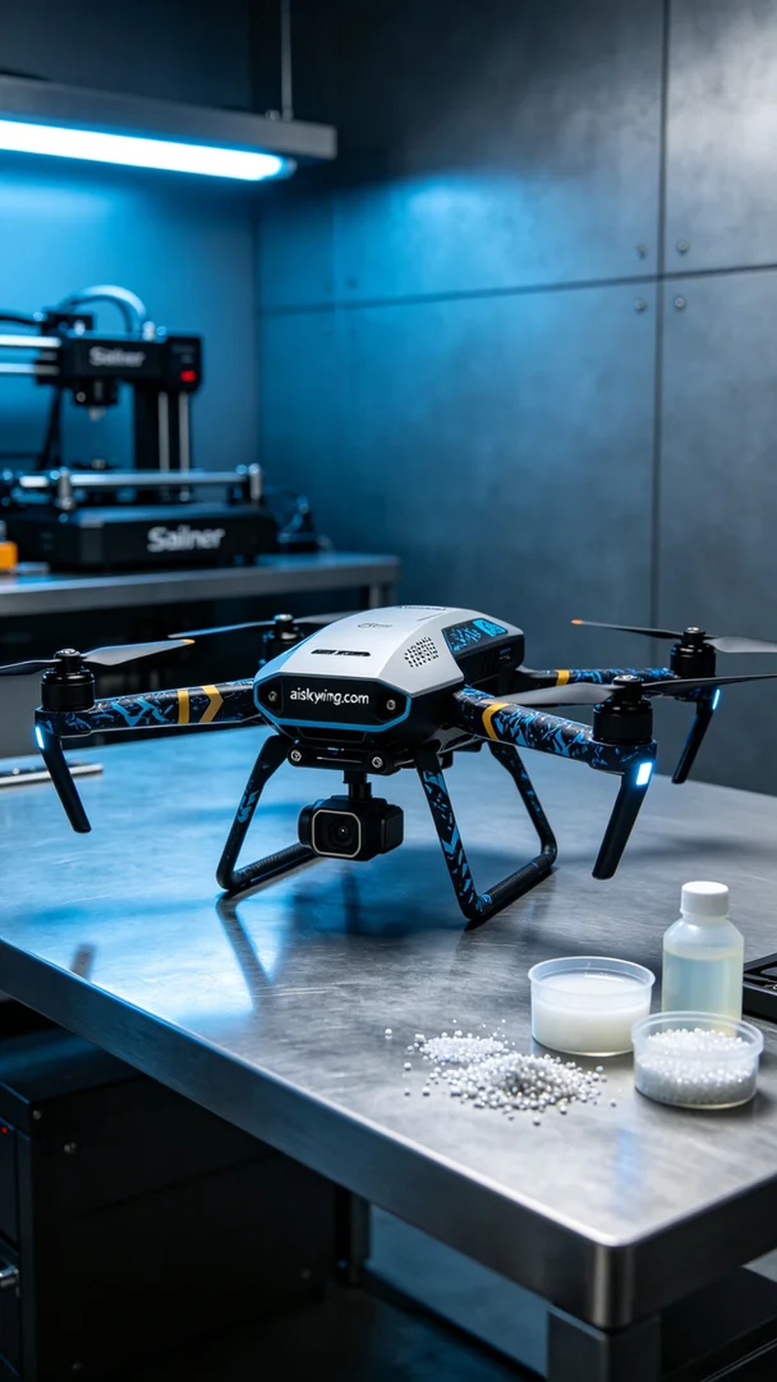 0522-Drone GPS Shock Absorption Mount - Aiskywing Industrial 3D Printing Showcase 内容图3 Zhongshan Skywing 3D Technology Co.,LTD | 中山市天翼三维科技有限公司 0522-Drone GPS Shock Absorption Mount - Aiskywing Industrial 3D Printing Showcase 混合工艺-综合 (HP-C) 图3张