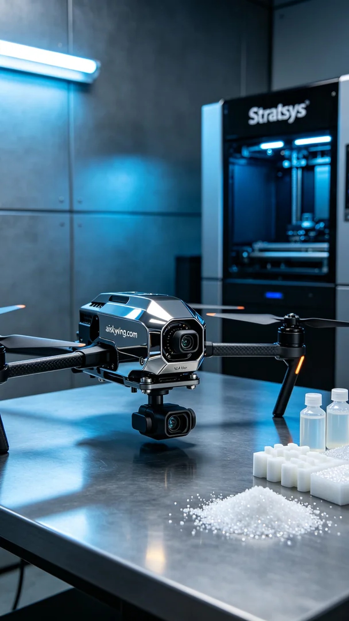 0524-Drone shock-absorbing pillar - Aiskywing Industrial 3D Printing Showcase
