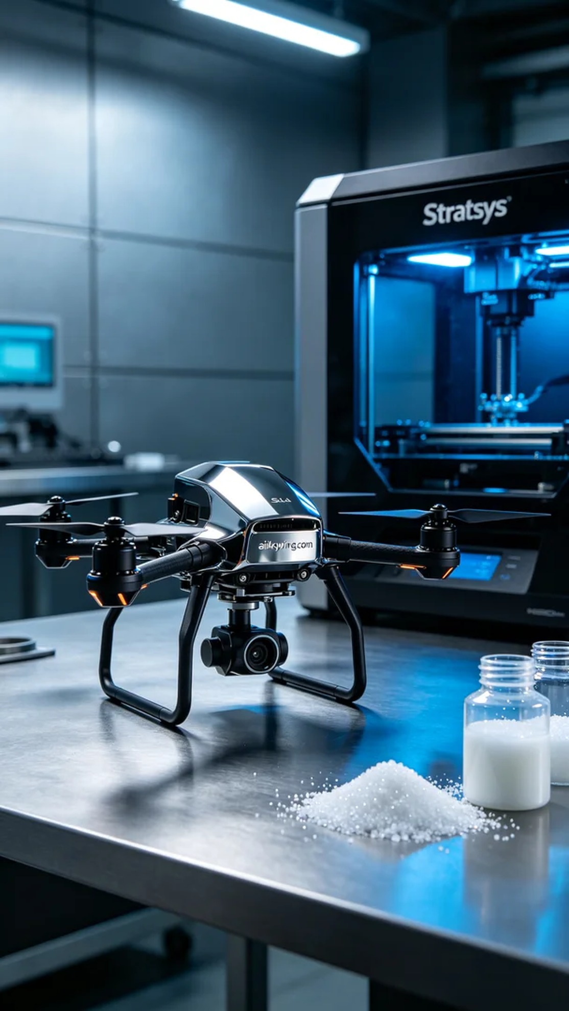 0524-Drone shock-absorbing pillar - Aiskywing Industrial 3D Printing Showcase 内容图3 Zhongshan Skywing 3D Technology Co.,LTD | 中山市天翼三维科技有限公司 0524-Drone shock-absorbing pillar - Aiskywing Industrial 3D Printing Showcase 混合工艺-综合 (HP-C) 图3张
