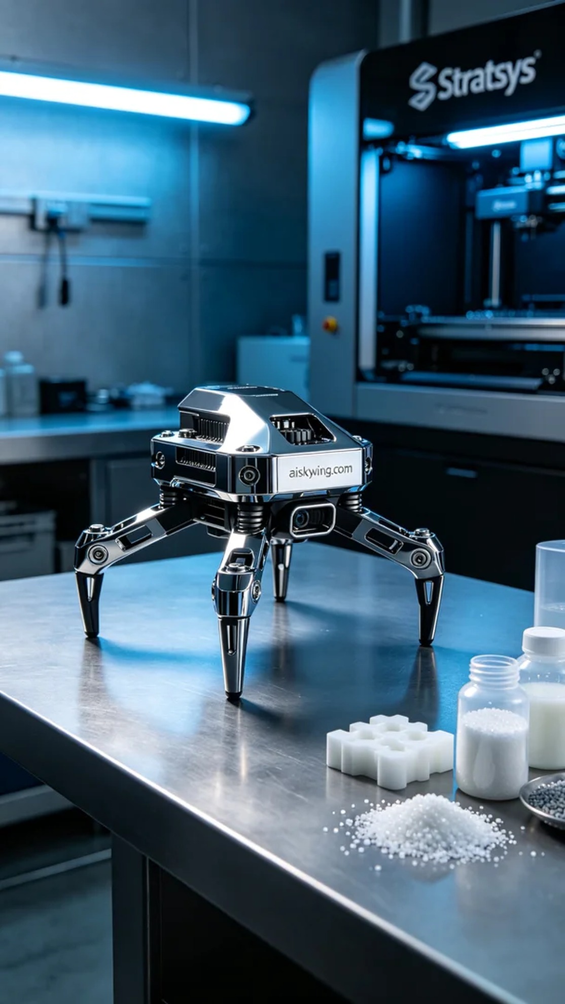 0524-Drone shock-absorbing pillar - Aiskywing Industrial 3D Printing Showcase 内容图4 Zhongshan Skywing 3D Technology Co.,LTD | 中山市天翼三维科技有限公司 0524-Drone shock-absorbing pillar - Aiskywing Industrial 3D Printing Showcase 混合工艺-综合 (HP-C) 图4张