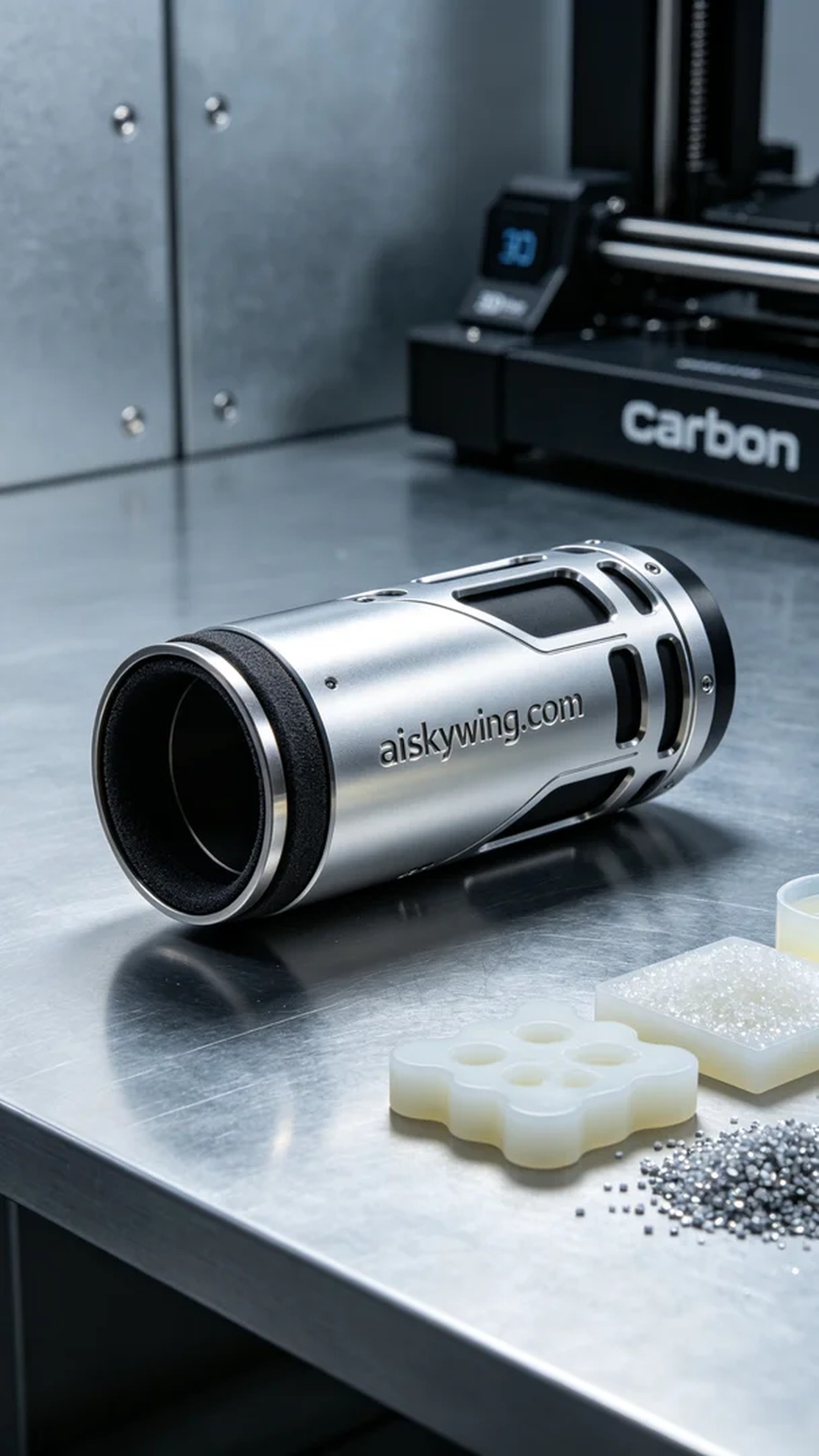 0530-Drone exhaust pipe - Aiskywing Industrial 3D Printing Showcase 内容图4 Zhongshan Skywing 3D Technology Co.,LTD | 中山市天翼三维科技有限公司 0530-Drone exhaust pipe - Aiskywing Industrial 3D Printing Showcase 混合工艺-综合 (HP-C) 图4张