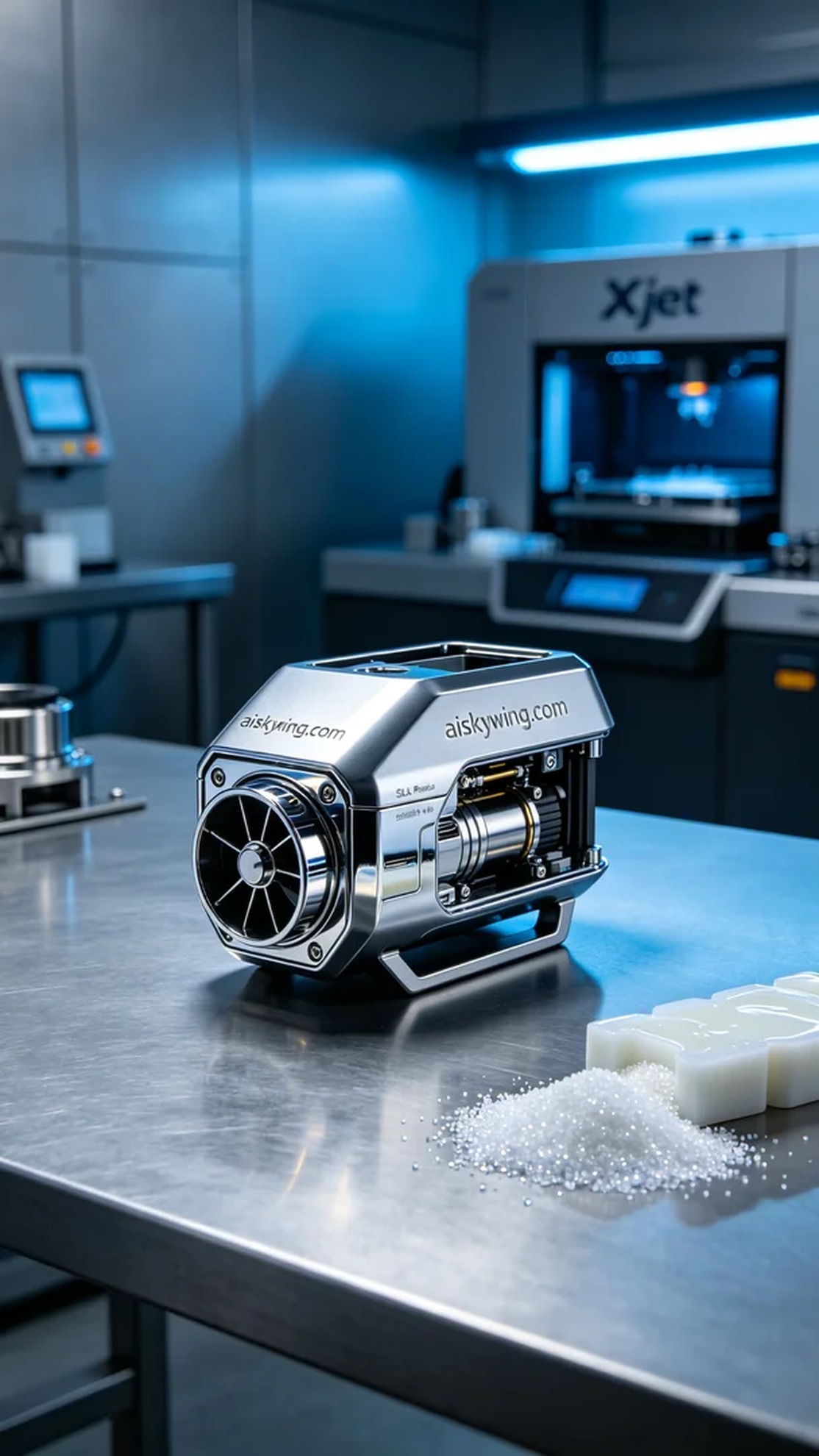 0526-Drone Spraying Pump Shell - Aiskywing Industrial 3D Printing Showcase 内容图3 Zhongshan Skywing 3D Technology Co.,LTD | 中山市天翼三维科技有限公司 0526-Drone Spraying Pump Shell - Aiskywing Industrial 3D Printing Showcase 混合工艺-综合 (HP-C) 图3张
