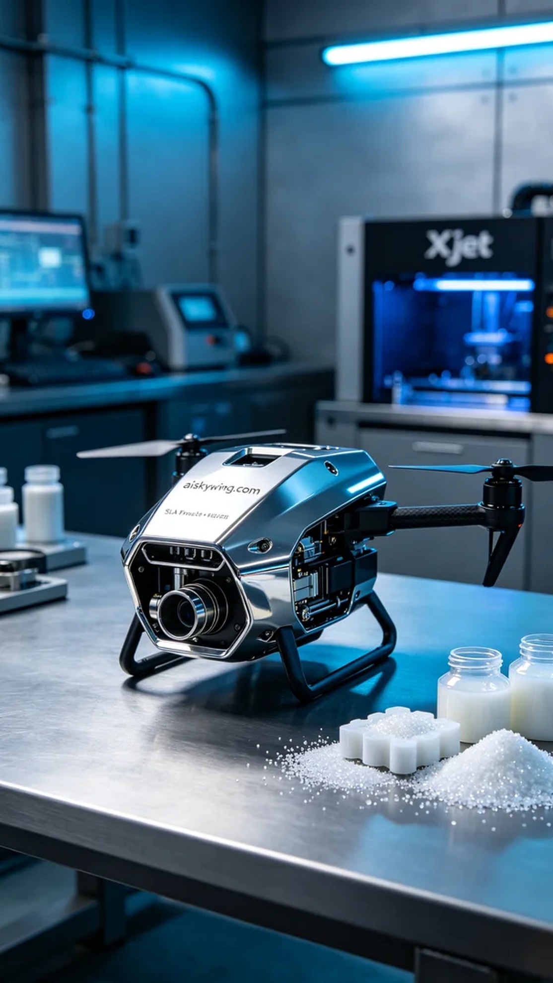 0526-Drone Spraying Pump Shell - Aiskywing Industrial 3D Printing Showcase 内容图4 Zhongshan Skywing 3D Technology Co.,LTD | 中山市天翼三维科技有限公司 0526-Drone Spraying Pump Shell - Aiskywing Industrial 3D Printing Showcase 混合工艺-综合 (HP-C) 图4张