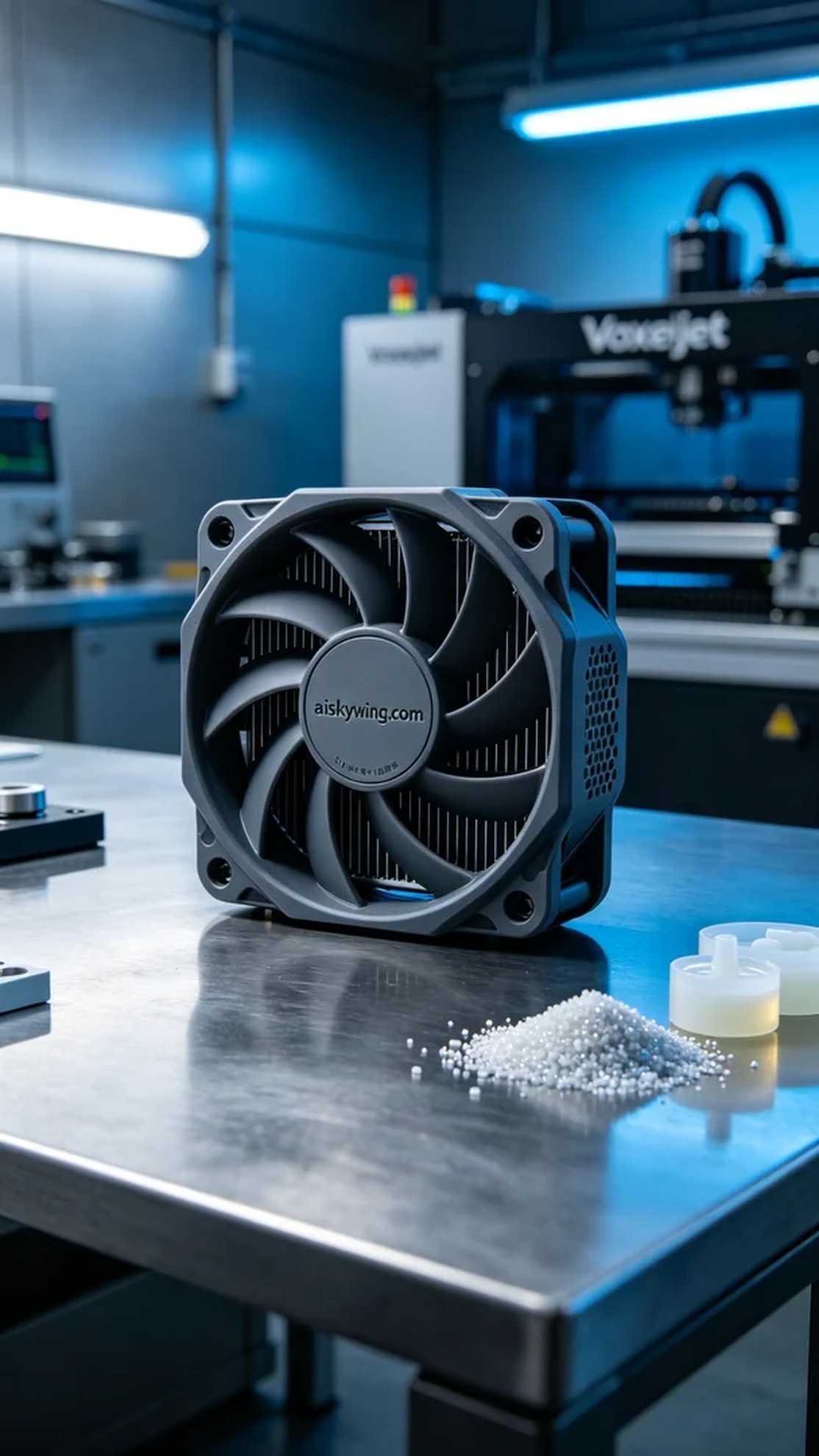 0531-Drone radiator shell - Aiskywing Industrial 3D Printing Showcase 内容图3 Zhongshan Skywing 3D Technology Co.,LTD | 中山市天翼三维科技有限公司 0531-Drone radiator shell - Aiskywing Industrial 3D Printing Showcase 混合工艺-综合 (HP-C) 图3张