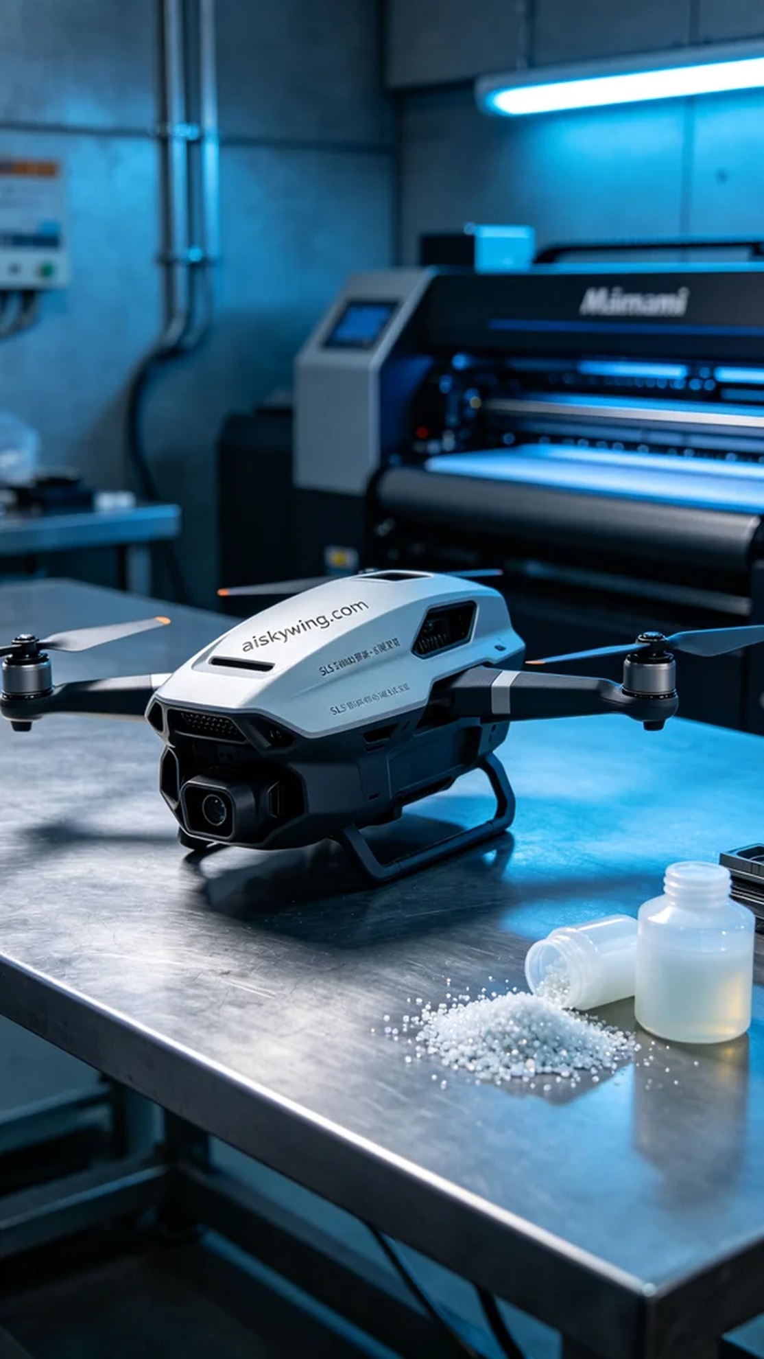 0529-Drone dispenser shell - Aiskywing Industrial 3D Printing Showcase 内容图2 Zhongshan Skywing 3D Technology Co.,LTD | 中山市天翼三维科技有限公司 0529-Drone dispenser shell - Aiskywing Industrial 3D Printing Showcase 混合工艺-综合 (HP-C) 图2张