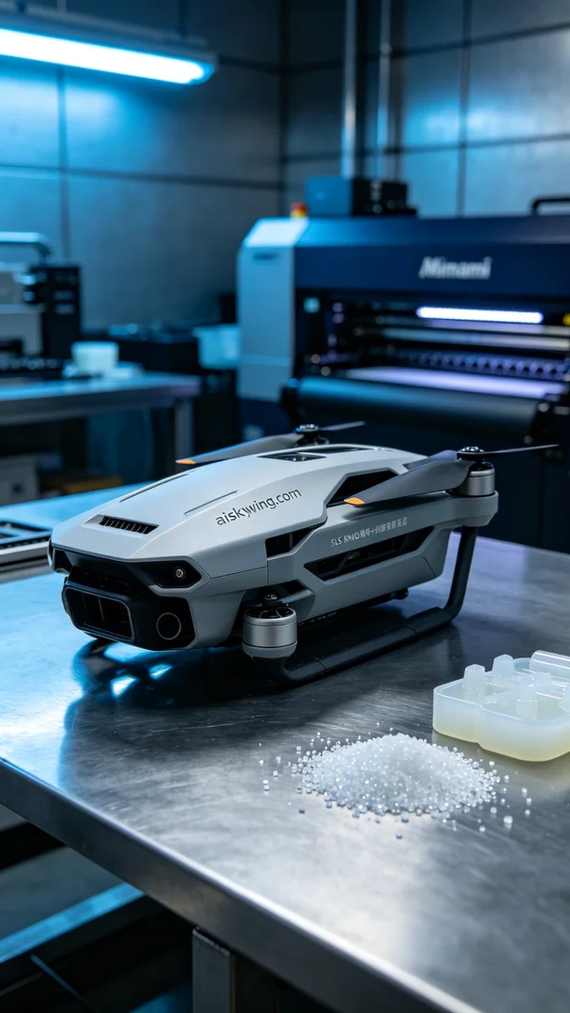0529-Drone dispenser shell - Aiskywing Industrial 3D Printing Showcase 内容图3 Zhongshan Skywing 3D Technology Co.,LTD | 中山市天翼三维科技有限公司 0529-Drone dispenser shell - Aiskywing Industrial 3D Printing Showcase 混合工艺-综合 (HP-C) 图3张