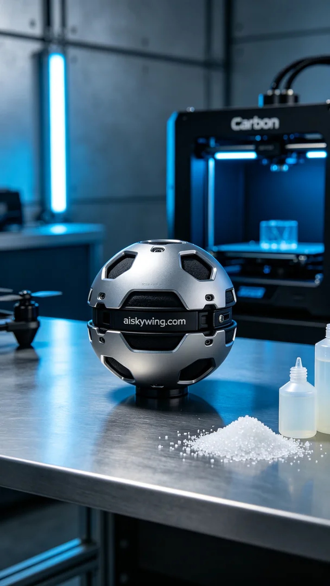 0523-Drone Gimbal Shock Absorber Ball - Aiskywing Industrial 3D Printing Showcase 内容图2 Zhongshan Skywing 3D Technology Co.,LTD | 中山市天翼三维科技有限公司 0523-Drone Gimbal Shock Absorber Ball - Aiskywing Industrial 3D Printing Showcase 混合工艺-综合 (HP-C) 图2张