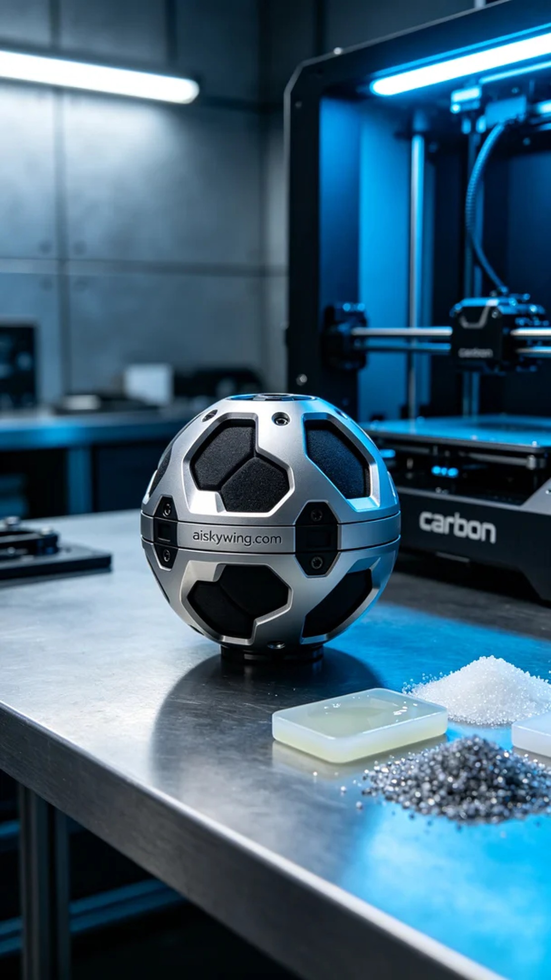 0523-Drone Gimbal Shock Absorber Ball - Aiskywing Industrial 3D Printing Showcase 内容图4 Zhongshan Skywing 3D Technology Co.,LTD | 中山市天翼三维科技有限公司 0523-Drone Gimbal Shock Absorber Ball - Aiskywing Industrial 3D Printing Showcase 混合工艺-综合 (HP-C) 图4张