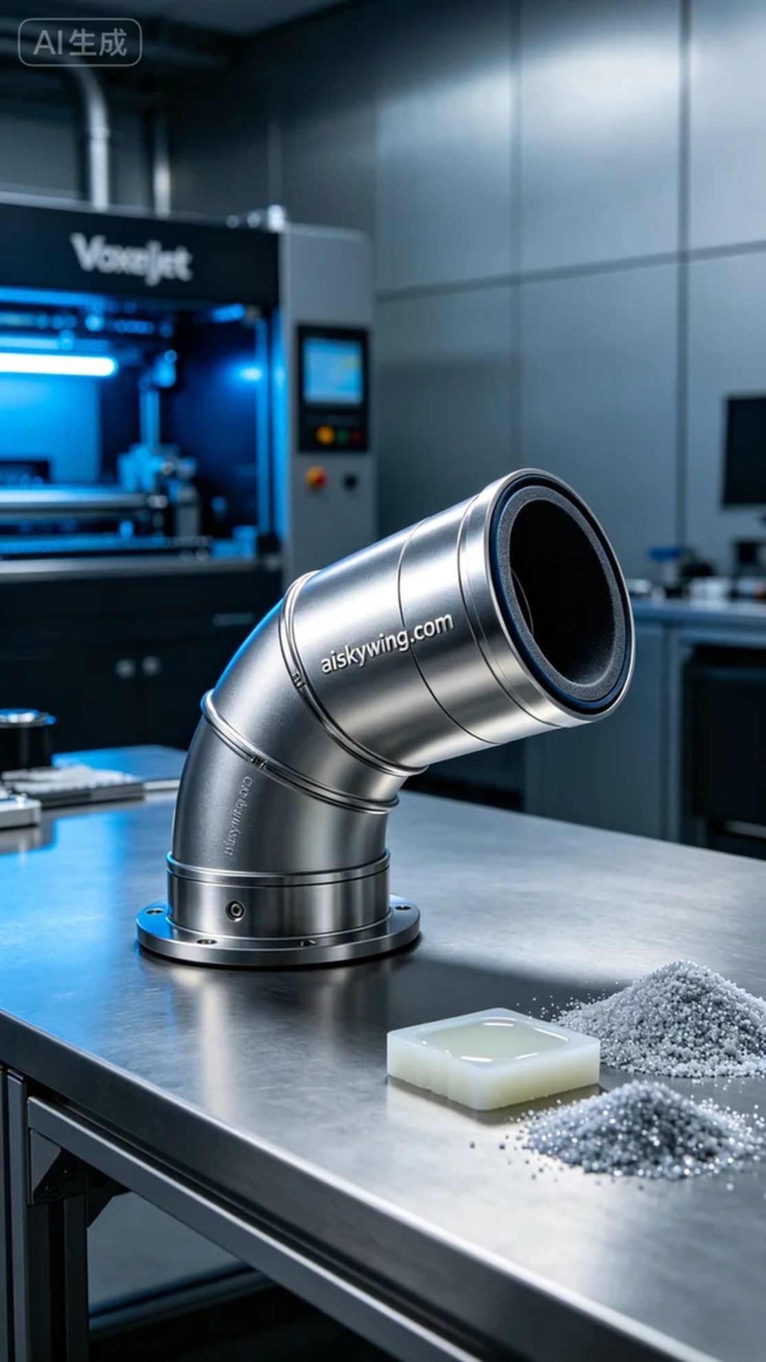 1077-Vacuum cleaner duct pipe - Aiskywing Industrial 3D Printing Showcase 内容图3 Zhongshan Skywing 3D Technology Co.,LTD | 中山市天翼三维科技有限公司 1077-Vacuum cleaner duct pipe - Aiskywing Industrial 3D Printing Showcase 全工艺-补充 (FP-S) 图3张