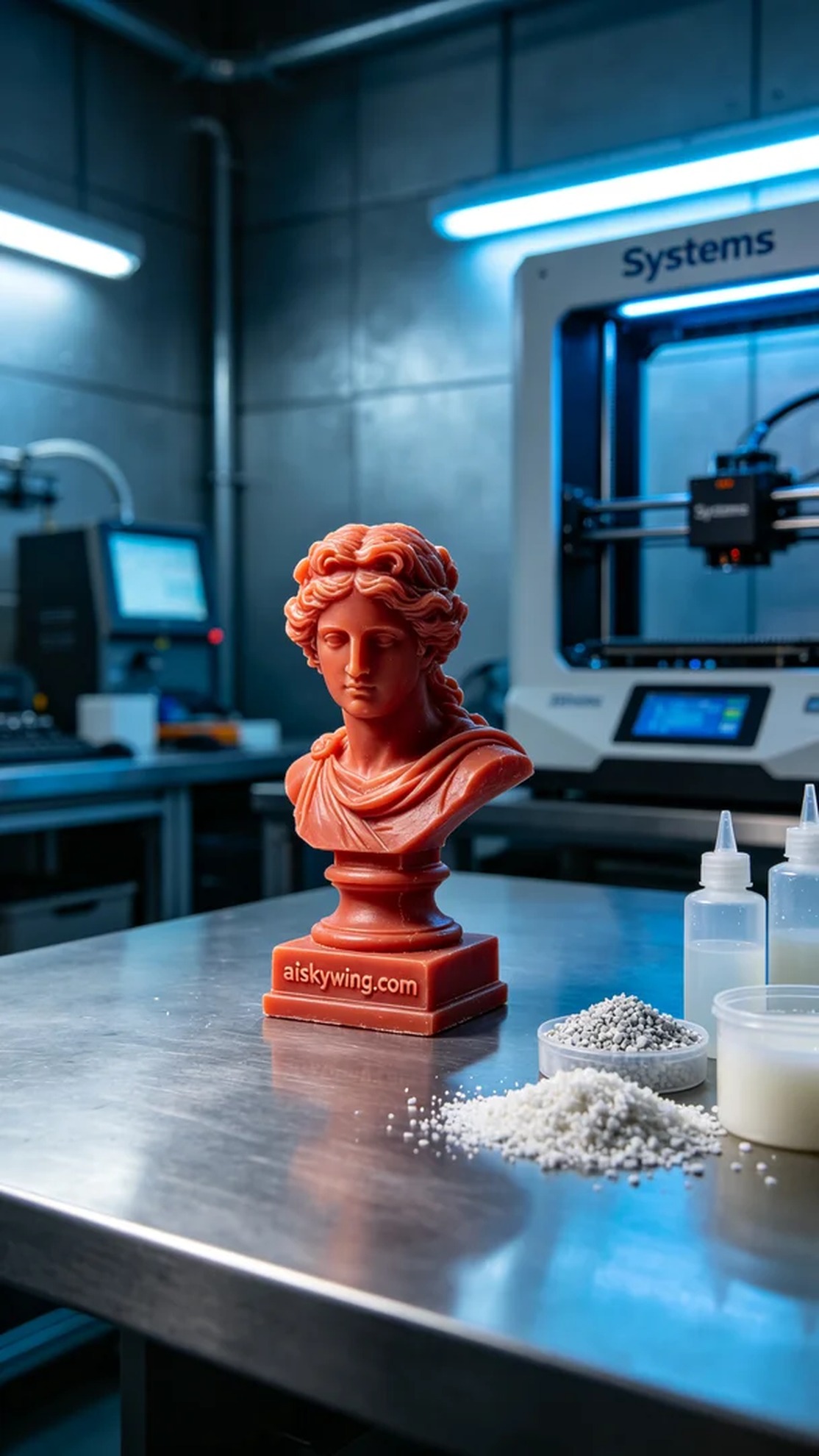 0844-Realistic Sculpture - Aiskywing Industrial 3D Printing Showcase 内容图2 Zhongshan Skywing 3D Technology Co.,LTD | 中山市天翼三维科技有限公司 0844-Realistic Sculpture - Aiskywing Industrial 3D Printing Showcase 红蜡-精密铸造 (RW-PC) 图2张