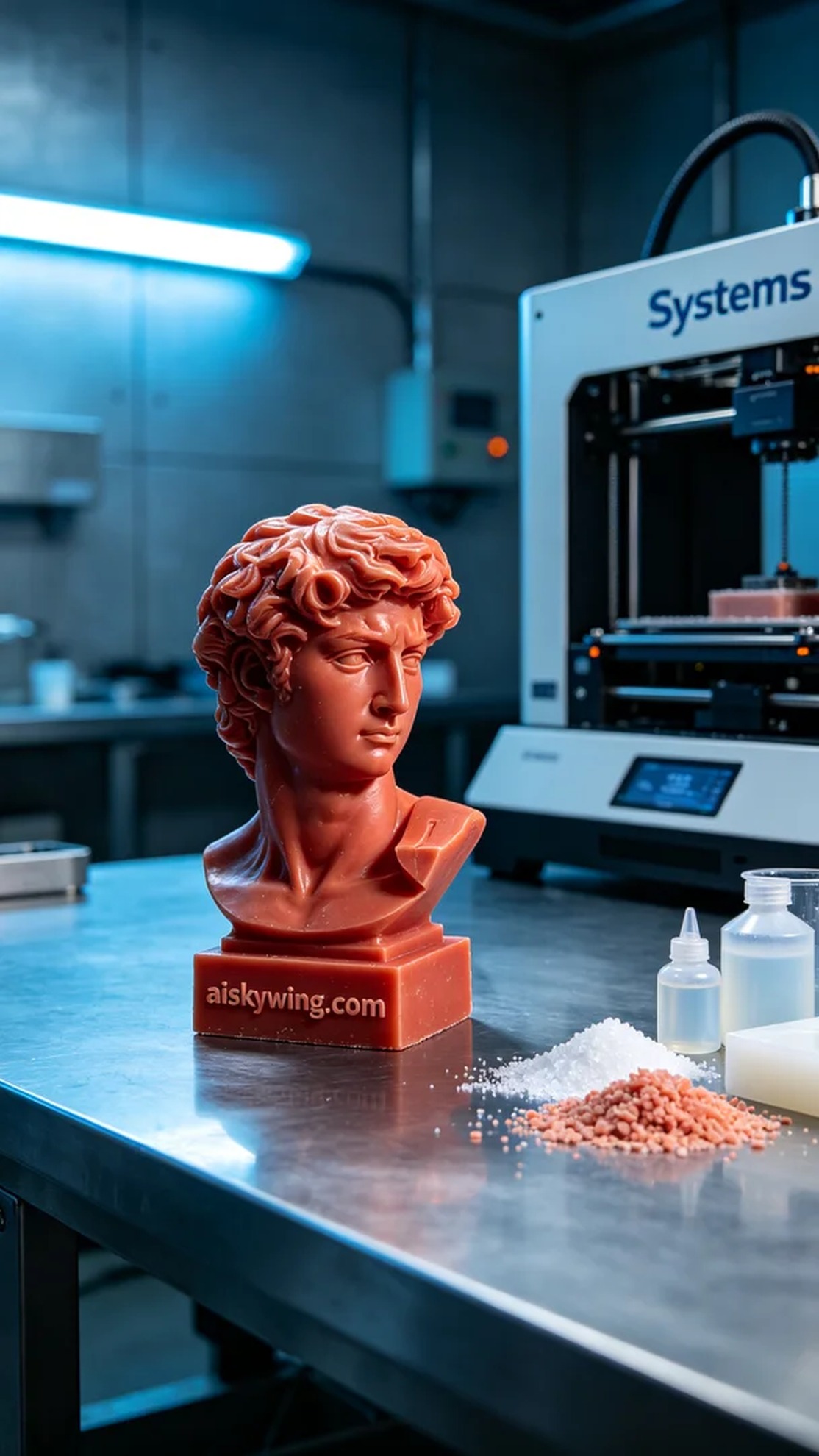 0844-Realistic Sculpture - Aiskywing Industrial 3D Printing Showcase 内容图3 Zhongshan Skywing 3D Technology Co.,LTD | 中山市天翼三维科技有限公司 0844-Realistic Sculpture - Aiskywing Industrial 3D Printing Showcase 红蜡-精密铸造 (RW-PC) 图3张