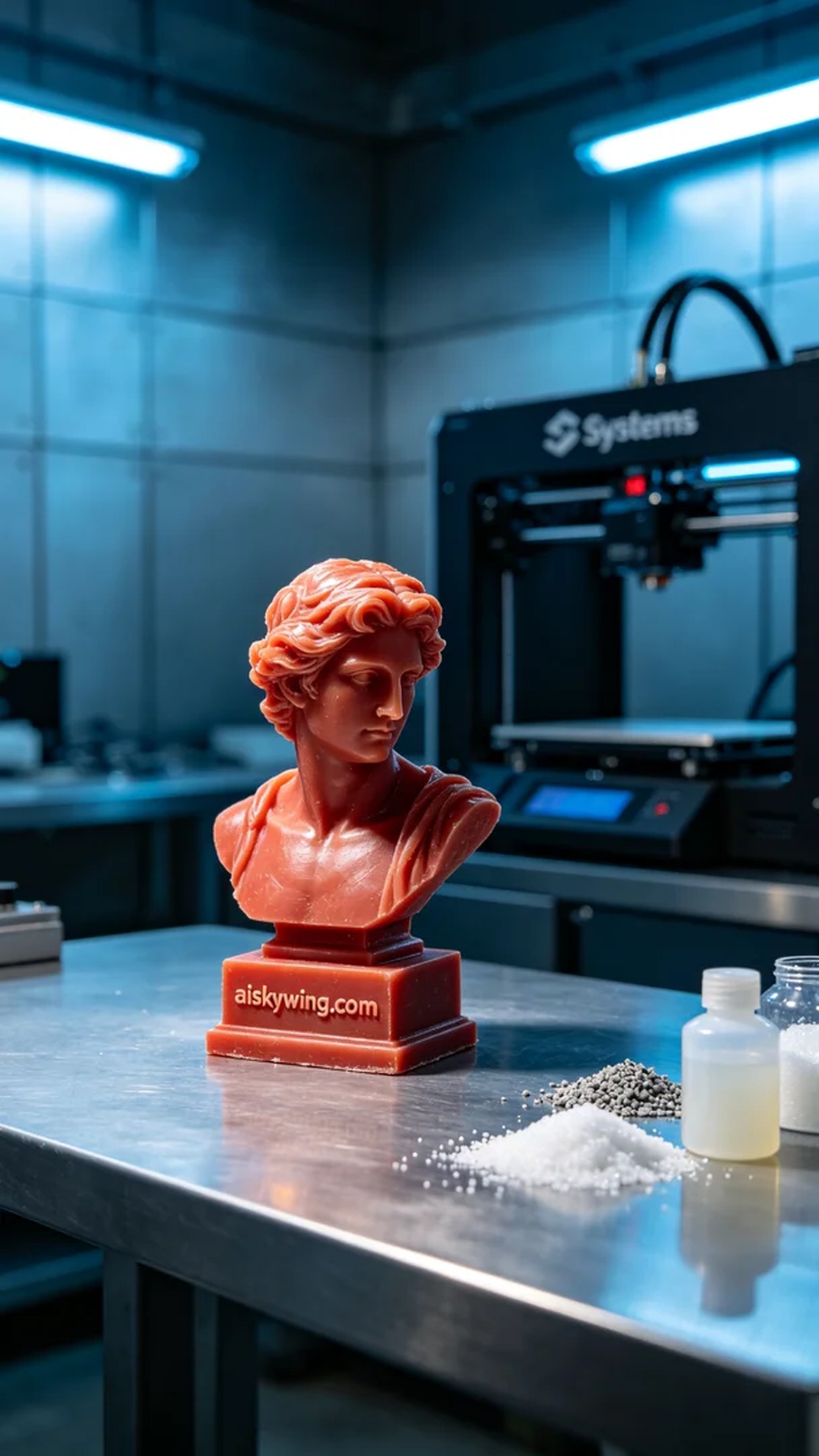 0844-Realistic Sculpture - Aiskywing Industrial 3D Printing Showcase 内容图4 Zhongshan Skywing 3D Technology Co.,LTD | 中山市天翼三维科技有限公司 0844-Realistic Sculpture - Aiskywing Industrial 3D Printing Showcase 红蜡-精密铸造 (RW-PC) 图4张