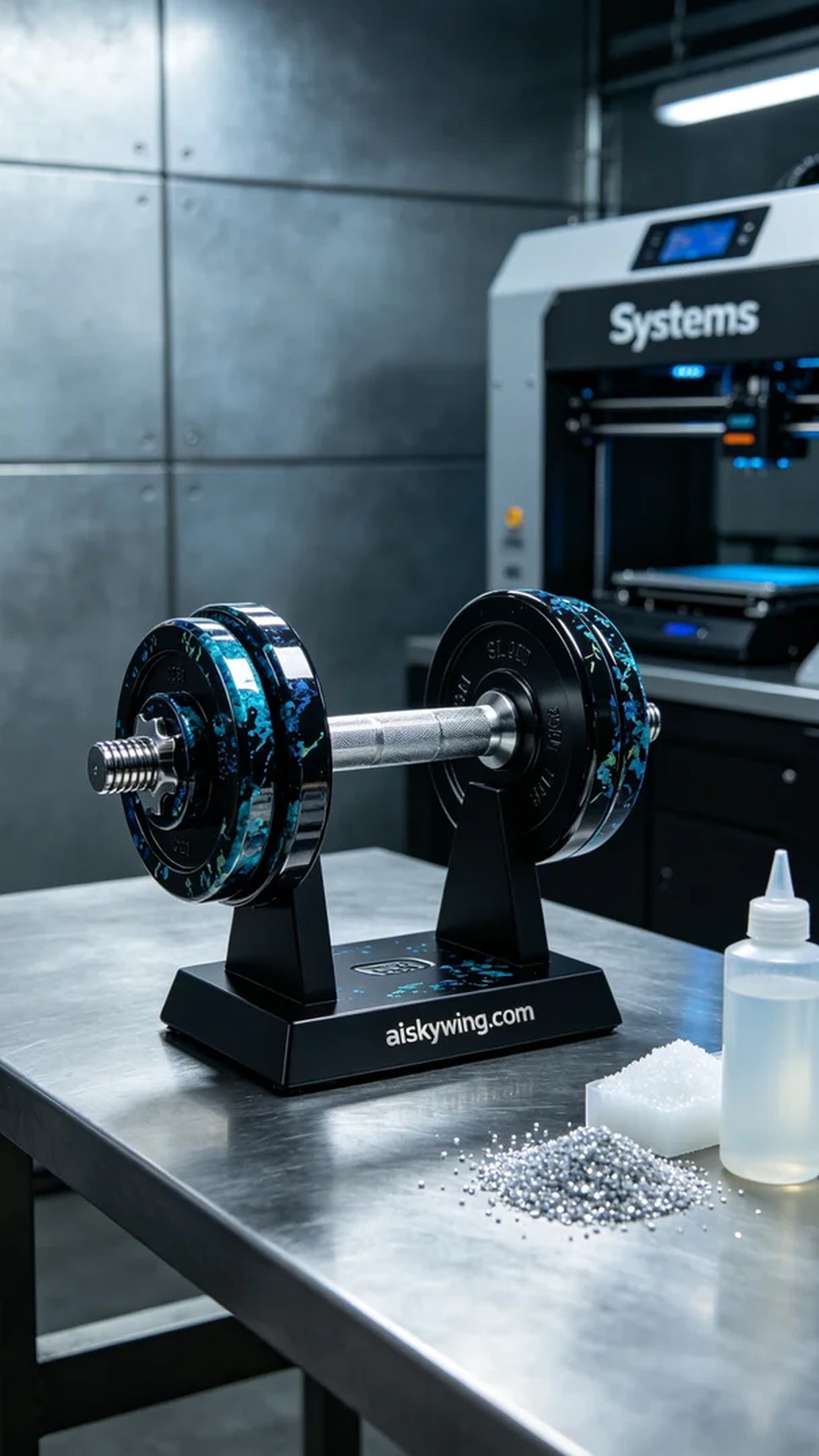 1079-Dumbbell rack base - Aiskywing Industrial 3D Printing Showcase 内容图2 Zhongshan Skywing 3D Technology Co.,LTD | 中山市天翼三维科技有限公司 1079-Dumbbell rack base - Aiskywing Industrial 3D Printing Showcase 全工艺-补充 (FP-S) 图2张