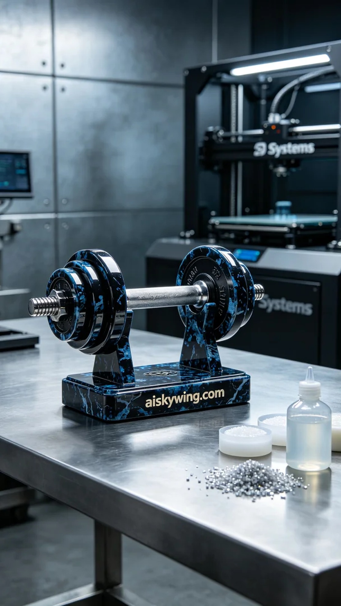 1079-Dumbbell rack base - Aiskywing Industrial 3D Printing Showcase 内容图3 Zhongshan Skywing 3D Technology Co.,LTD | 中山市天翼三维科技有限公司 1079-Dumbbell rack base - Aiskywing Industrial 3D Printing Showcase 全工艺-补充 (FP-S) 图3张