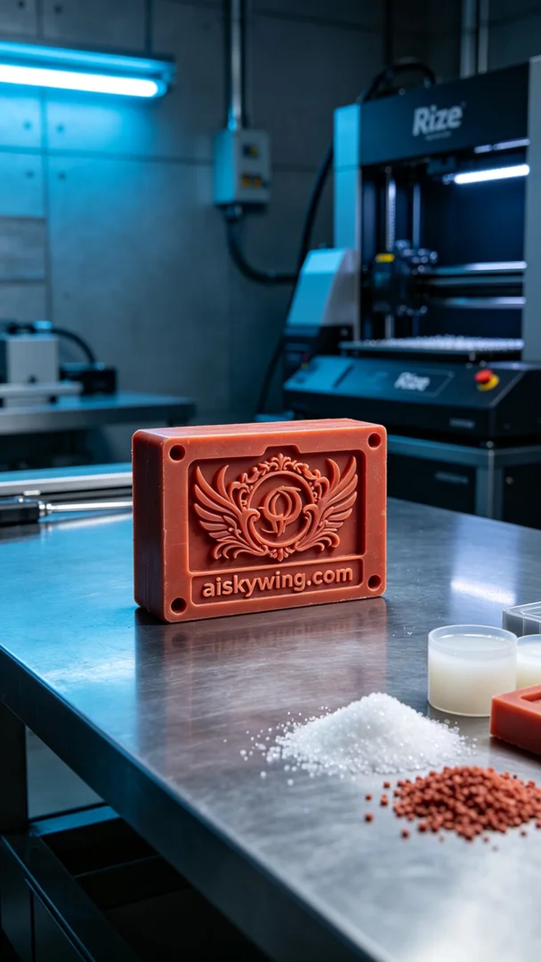 0867-Pressure casting mold - Aiskywing Industrial 3D Printing Showcase 内容图4 Zhongshan Skywing 3D Technology Co.,LTD | 中山市天翼三维科技有限公司 0867-Pressure casting mold - Aiskywing Industrial 3D Printing Showcase 红蜡-精密铸造 (RW-PC) 图4张