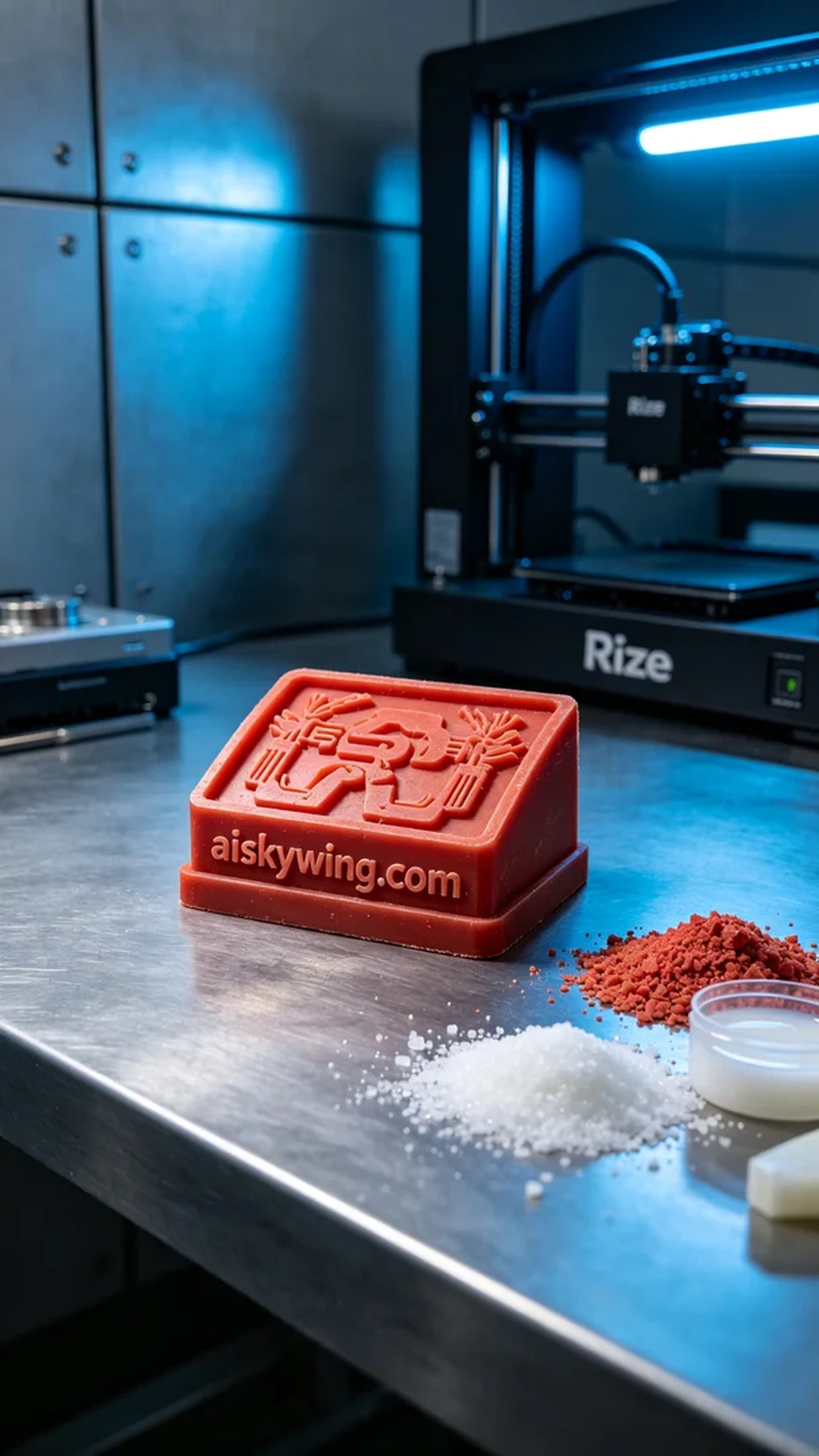 0853-Ink pad wax mold - Aiskywing Industrial 3D Printing Showcase 内容图3 Zhongshan Skywing 3D Technology Co.,LTD | 中山市天翼三维科技有限公司 0853-Ink pad wax mold - Aiskywing Industrial 3D Printing Showcase 红蜡-精密铸造 (RW-PC) 图3张