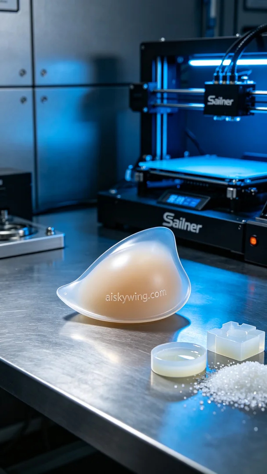 0548-Prosthetic breast silicone - Aiskywing Industrial 3D Printing Showcase 内容图2 Zhongshan Skywing 3D Technology Co.,LTD | 中山市天翼三维科技有限公司 0548-Prosthetic breast silicone - Aiskywing Industrial 3D Printing Showcase 硅胶复模-柔性 (SM-F) 图2张