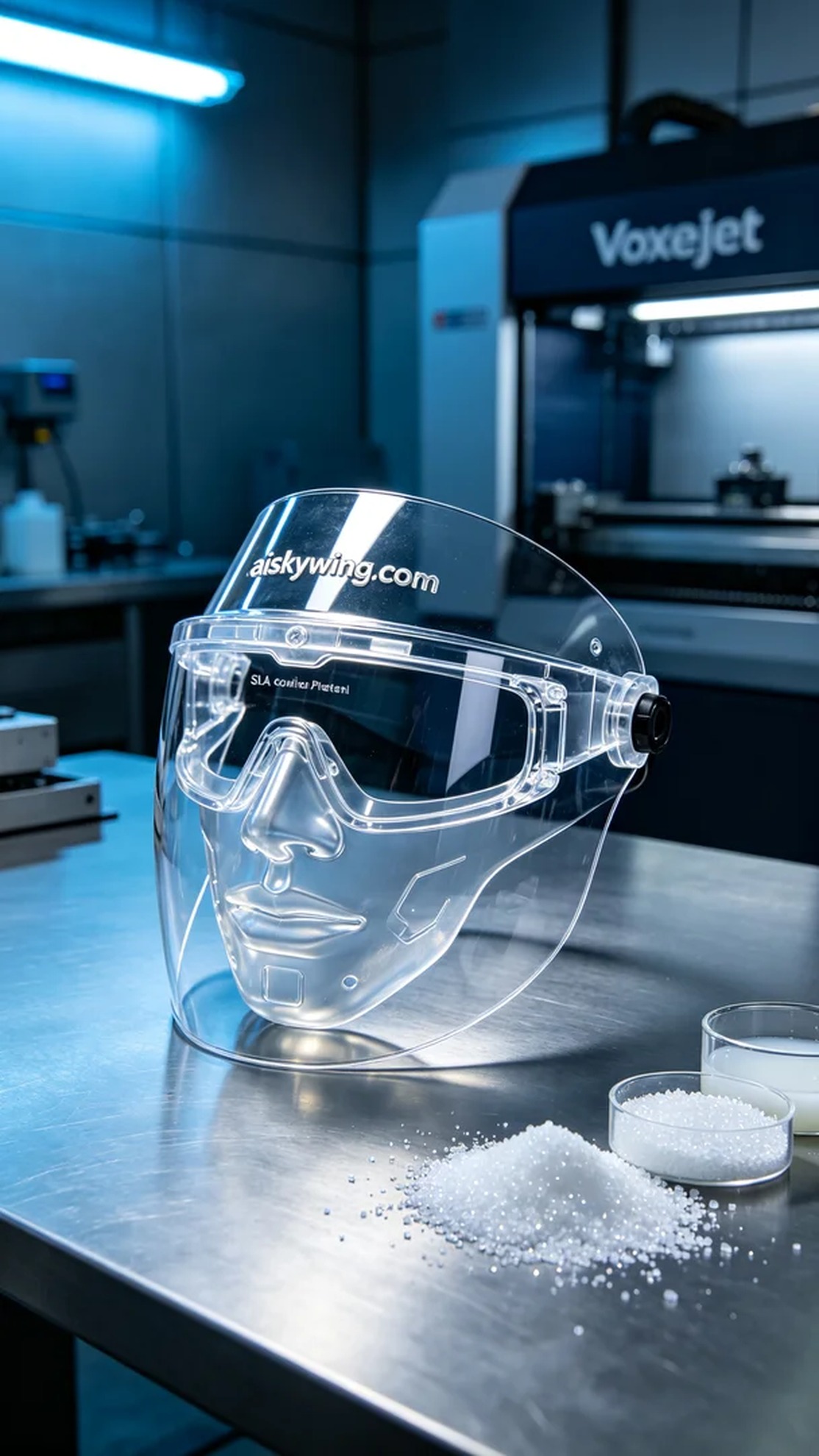 0640-Medical protective shield - Aiskywing Industrial 3D Printing Showcase 内容图2 Zhongshan Skywing 3D Technology Co.,LTD | 中山市天翼三维科技有限公司 0640-Medical protective shield - Aiskywing Industrial 3D Printing Showcase SLA-医疗美容 (SLA-MB) 图2张