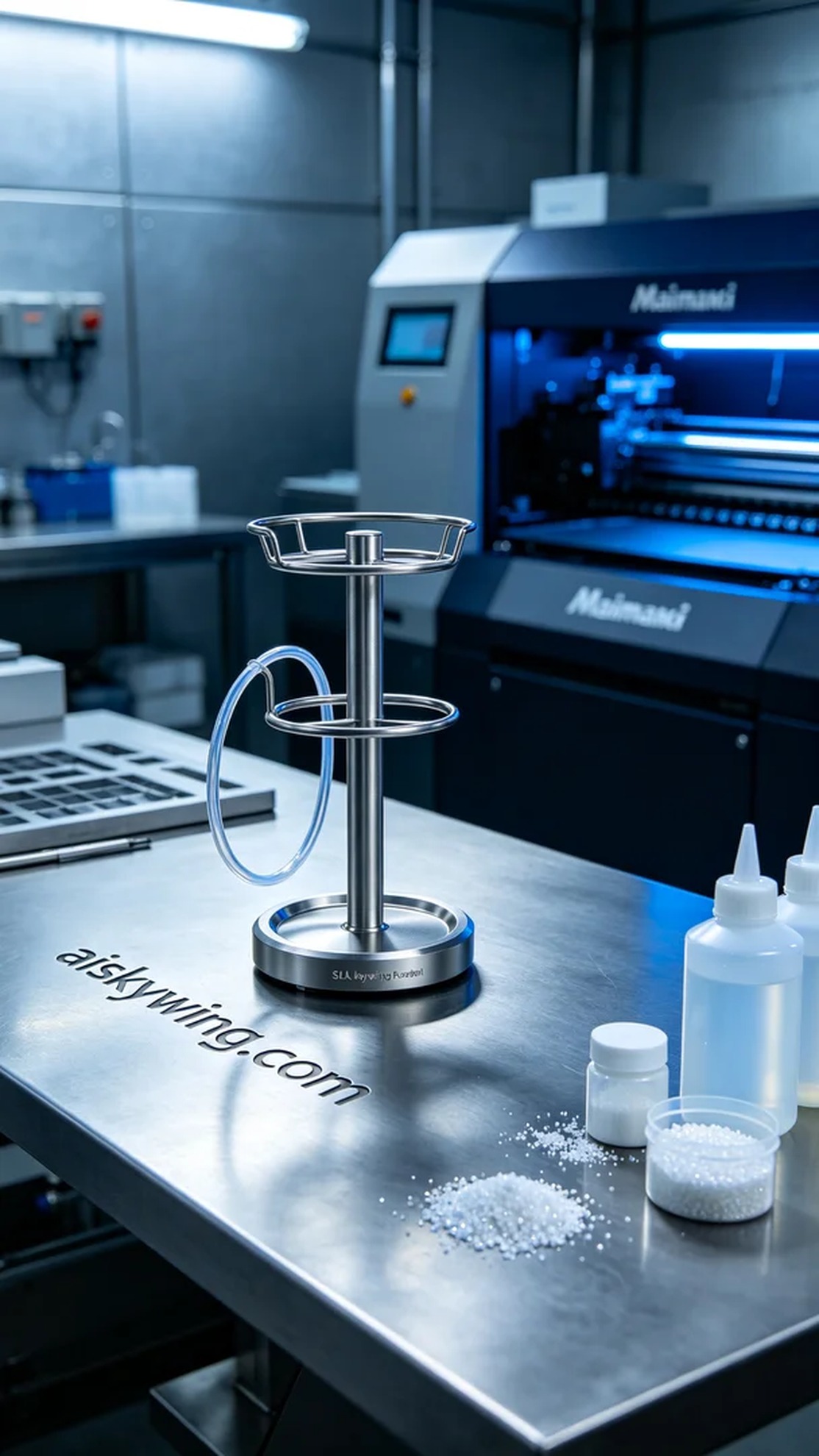 0994-Medical catheter frame - Aiskywing Industrial 3D Printing Showcase 内容图2 Zhongshan Skywing 3D Technology Co.,LTD | 中山市天翼三维科技有限公司 0994-Medical catheter frame - Aiskywing Industrial 3D Printing Showcase SLA-医疗美容 (SLA-MB) 图2张