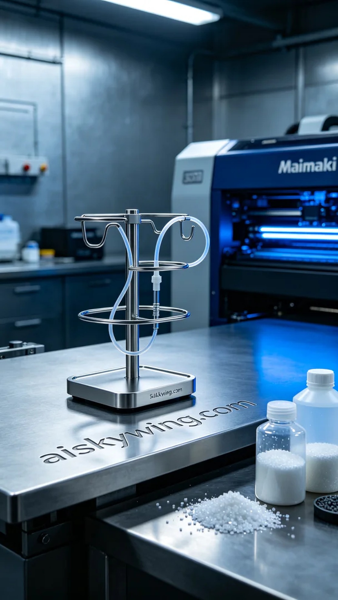0994-Medical catheter frame - Aiskywing Industrial 3D Printing Showcase 内容图4 Zhongshan Skywing 3D Technology Co.,LTD | 中山市天翼三维科技有限公司 0994-Medical catheter frame - Aiskywing Industrial 3D Printing Showcase SLA-医疗美容 (SLA-MB) 图4张