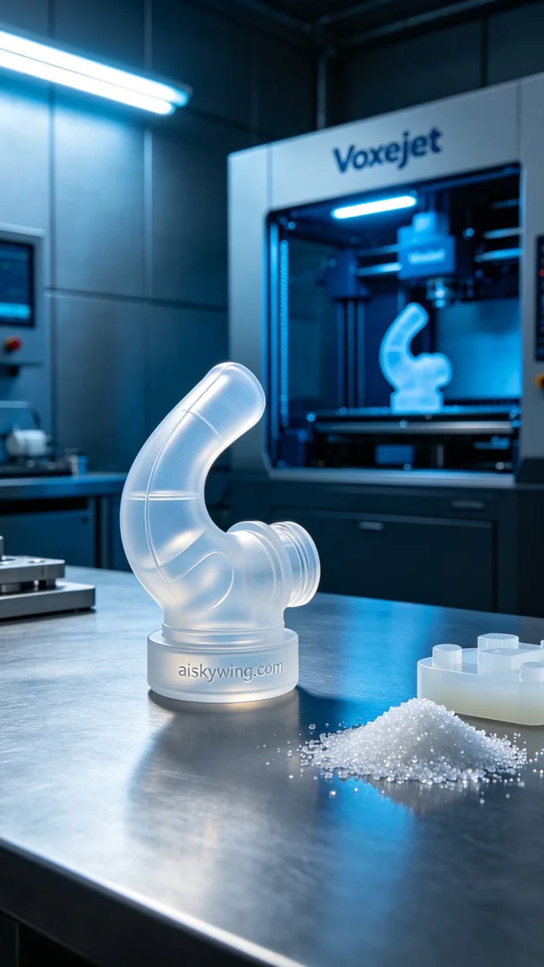 1100-Medical catheter connector - Aiskywing Industrial 3D Printing Showcase