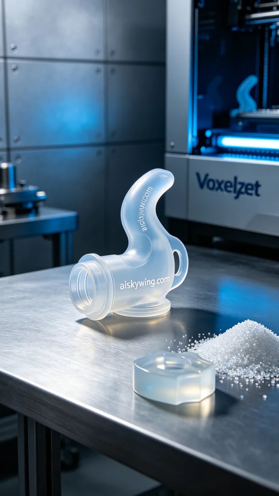 1117-Medical silicone tube connector - Aiskywing Industrial 3D Printing Showcase