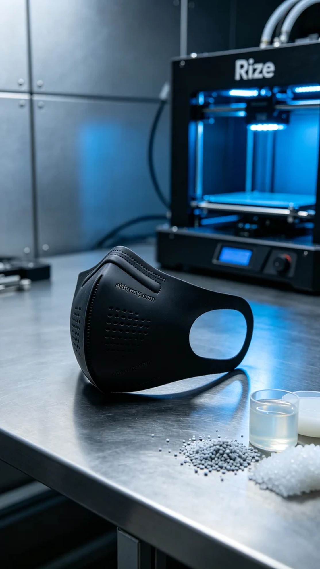 1118-Medical silicone mask - Aiskywing Industrial 3D Printing Showcase