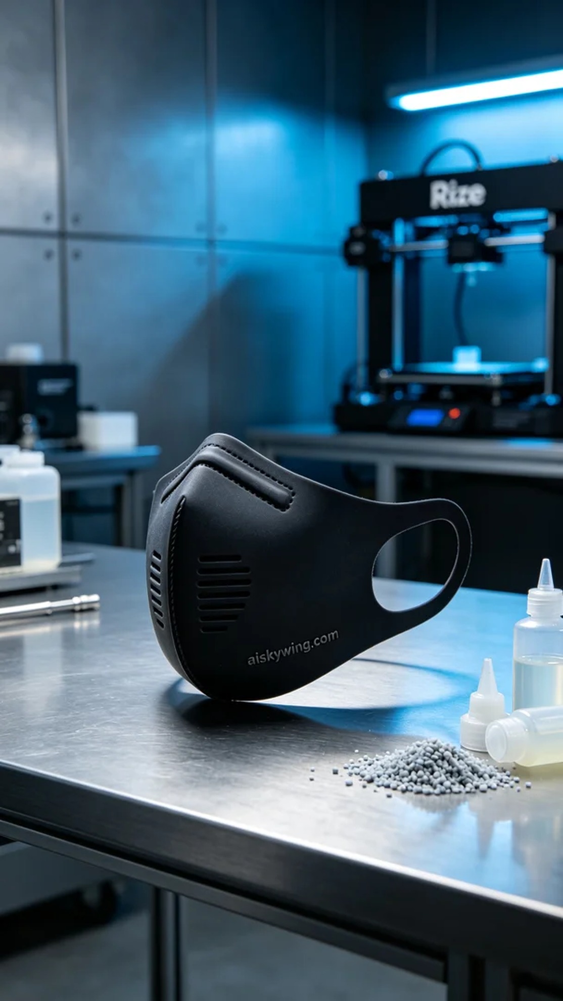 1118-Medical silicone mask - Aiskywing Industrial 3D Printing Showcase 内容图4 Zhongshan Skywing 3D Technology Co.,LTD | 中山市天翼三维科技有限公司 1118-Medical silicone mask - Aiskywing Industrial 3D Printing Showcase 硅胶复模-柔性 (SM-F) 图4张