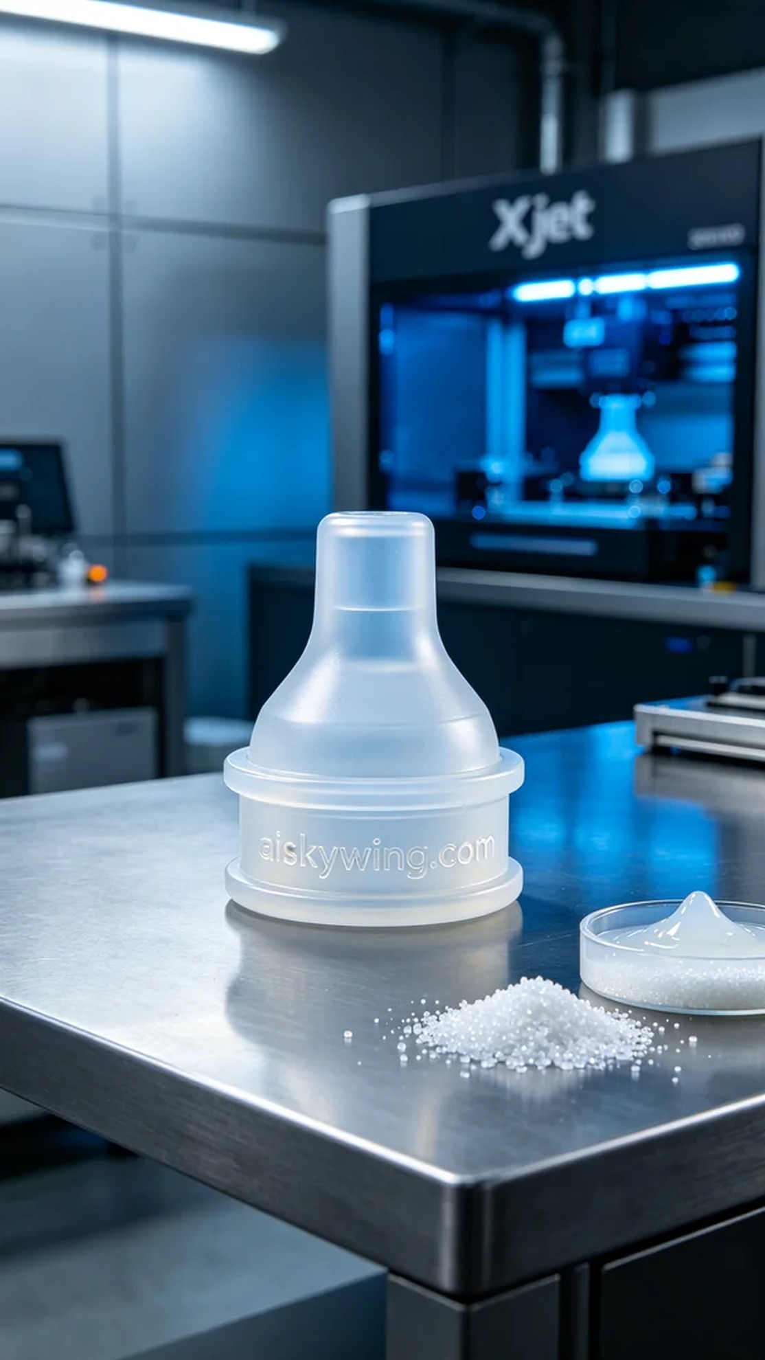 1107-Medical silicone plug - Aiskywing Industrial 3D Printing Showcase