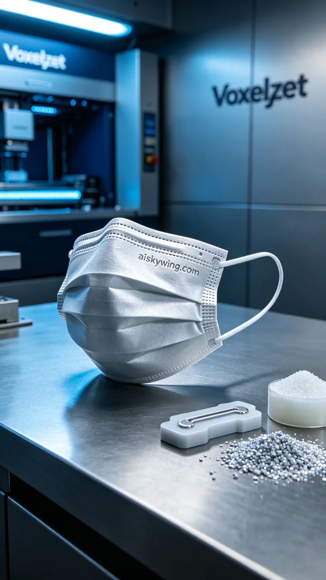 0645-Medical mask nose clip - Aiskywing Industrial 3D Printing Showcase 内容图2 Zhongshan Skywing 3D Technology Co.,LTD | 中山市天翼三维科技有限公司 0645-Medical mask nose clip - Aiskywing Industrial 3D Printing Showcase SLA-医疗美容 (SLA-MB) 图2张