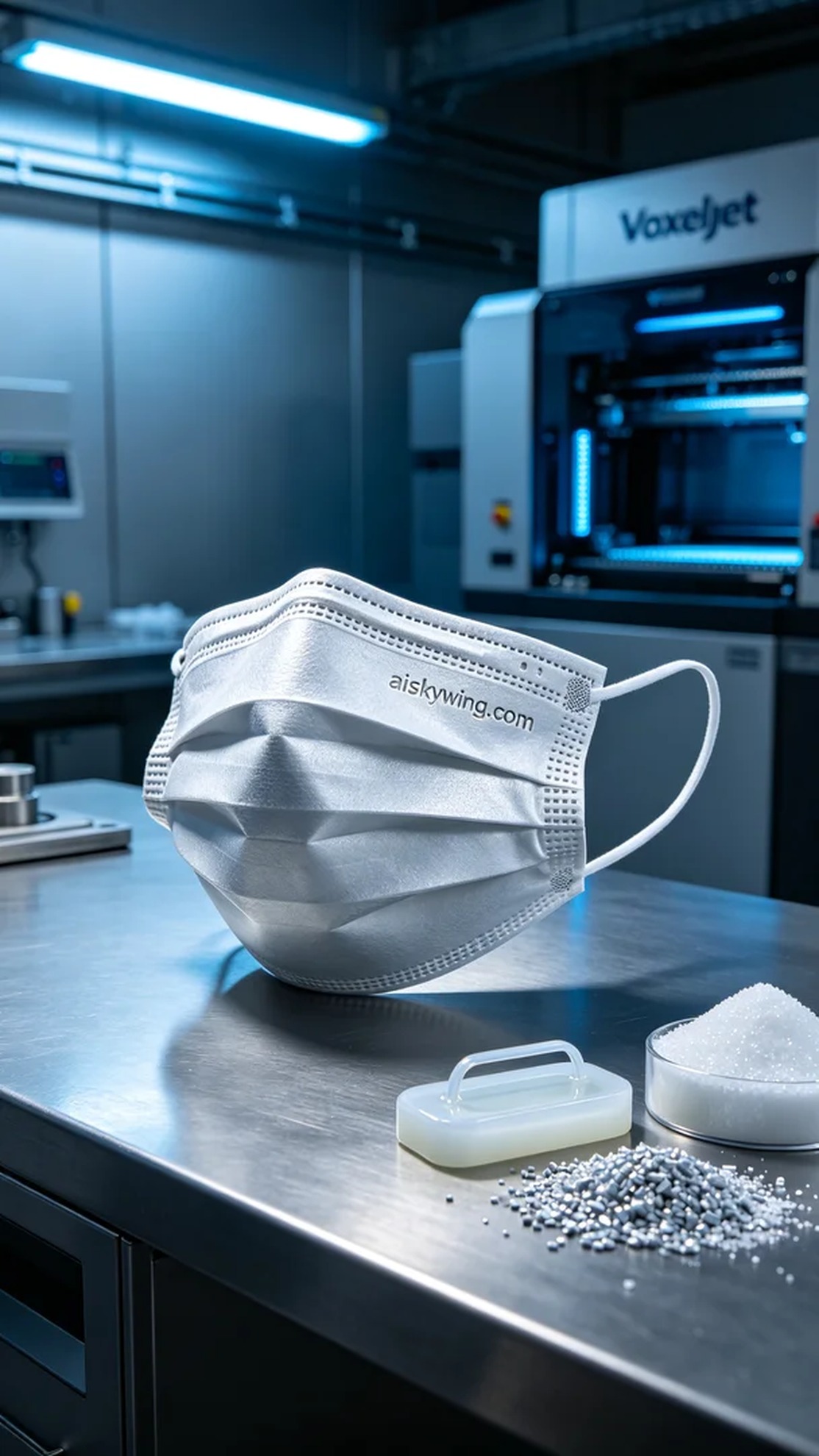 0645-Medical mask nose clip - Aiskywing Industrial 3D Printing Showcase 内容图4 Zhongshan Skywing 3D Technology Co.,LTD | 中山市天翼三维科技有限公司 0645-Medical mask nose clip - Aiskywing Industrial 3D Printing Showcase SLA-医疗美容 (SLA-MB) 图4张