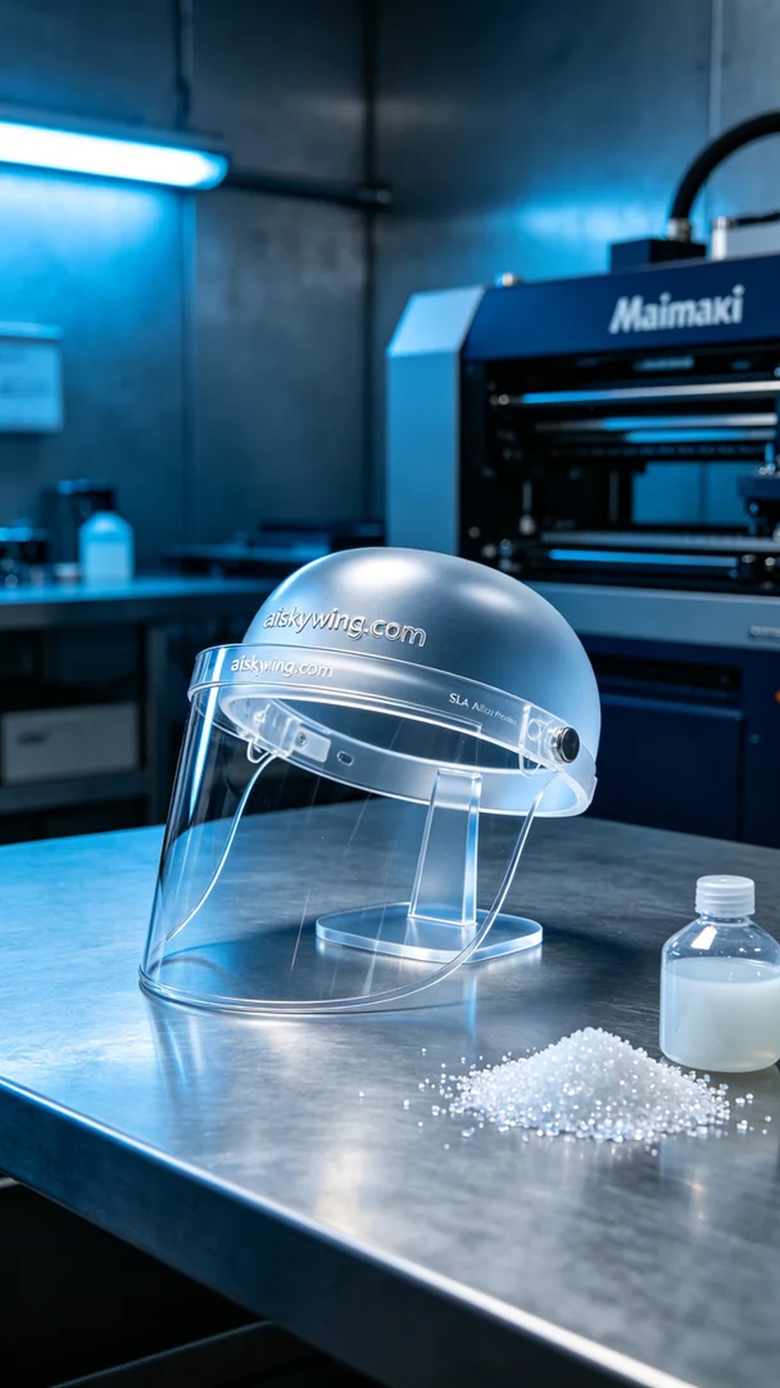 0995-Medical cap brim support - Aiskywing Industrial 3D Printing Showcase 内容图4 Zhongshan Skywing 3D Technology Co.,LTD | 中山市天翼三维科技有限公司 0995-Medical cap brim support - Aiskywing Industrial 3D Printing Showcase SLA-医疗美容 (SLA-MB) 图4张