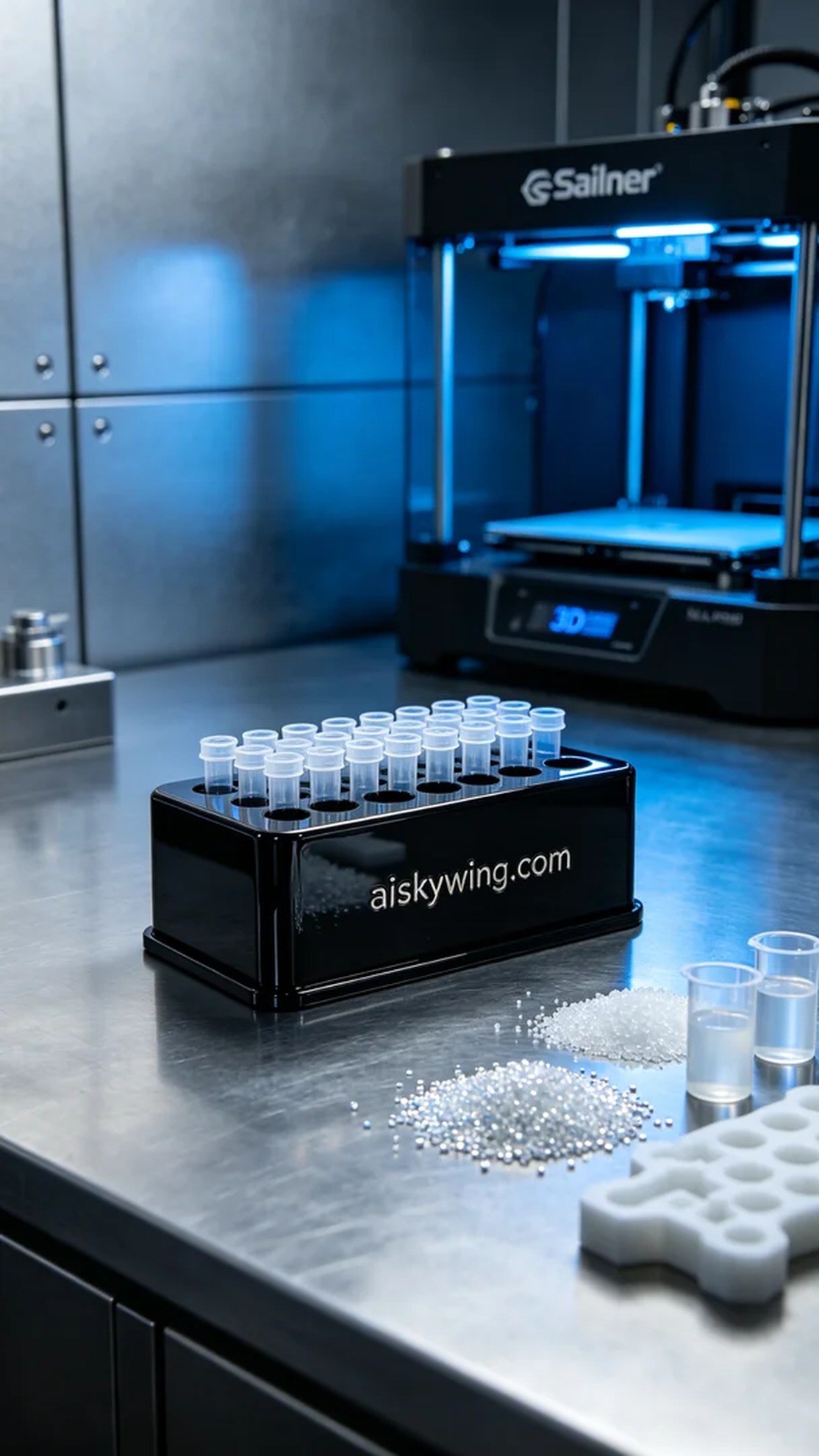0639-Medical PCR tube rack - Aiskywing Industrial 3D Printing Showcase 内容图3 Zhongshan Skywing 3D Technology Co.,LTD | 中山市天翼三维科技有限公司 0639-Medical PCR tube rack - Aiskywing Industrial 3D Printing Showcase SLA-医疗美容 (SLA-MB) 图3张