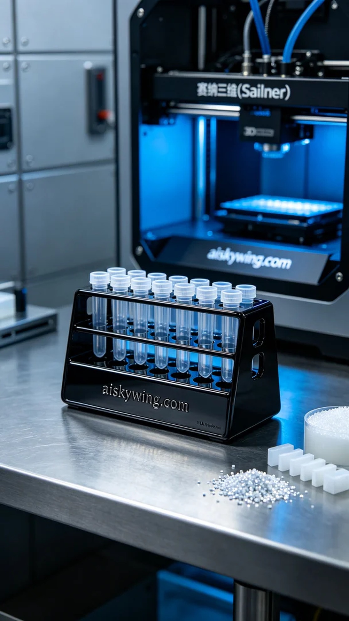 0639-Medical PCR tube rack - Aiskywing Industrial 3D Printing Showcase 内容图4 Zhongshan Skywing 3D Technology Co.,LTD | 中山市天翼三维科技有限公司 0639-Medical PCR tube rack - Aiskywing Industrial 3D Printing Showcase SLA-医疗美容 (SLA-MB) 图4张