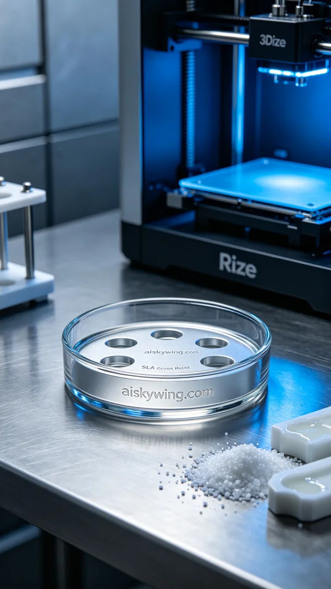 0648-Medical Petri Dish Rack - Aiskywing Industrial 3D Printing Showcase