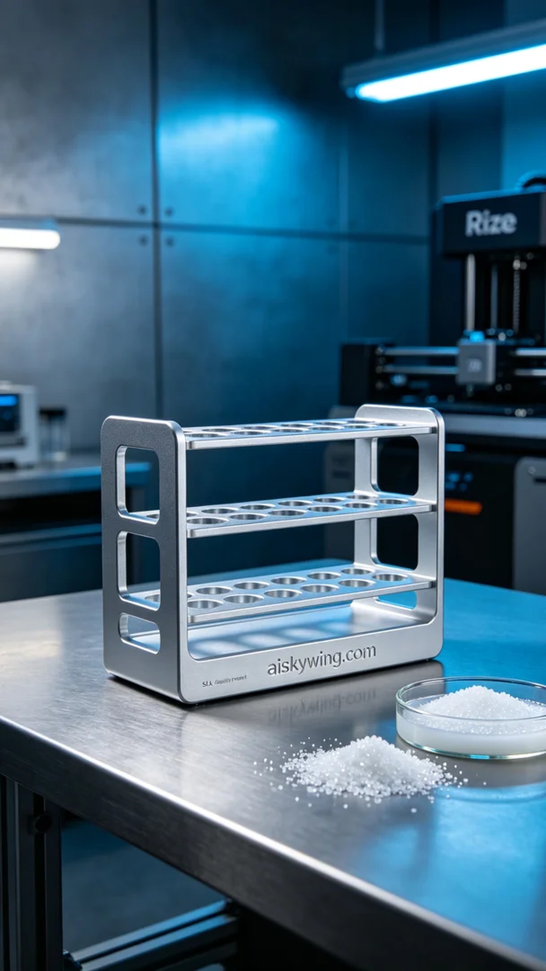 0648-Medical Petri Dish Rack - Aiskywing Industrial 3D Printing Showcase 内容图3 Zhongshan Skywing 3D Technology Co.,LTD | 中山市天翼三维科技有限公司 0648-Medical Petri Dish Rack - Aiskywing Industrial 3D Printing Showcase SLA-医疗美容 (SLA-MB) 图3张