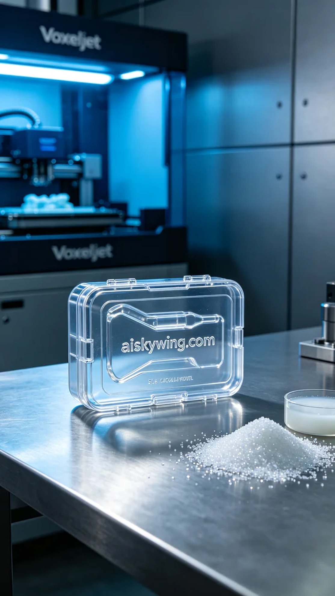 0647-Medical instrument box - Aiskywing Industrial 3D Printing Showcase 内容图2 Zhongshan Skywing 3D Technology Co.,LTD | 中山市天翼三维科技有限公司 0647-Medical instrument box - Aiskywing Industrial 3D Printing Showcase SLA-医疗美容 (SLA-MB) 图2张