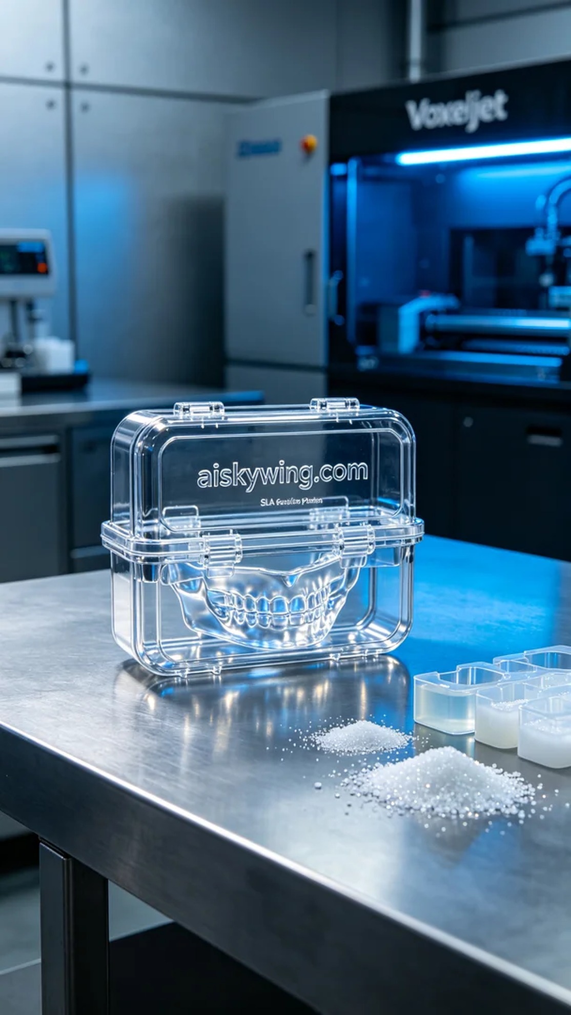 0647-Medical instrument box - Aiskywing Industrial 3D Printing Showcase 内容图4 Zhongshan Skywing 3D Technology Co.,LTD | 中山市天翼三维科技有限公司 0647-Medical instrument box - Aiskywing Industrial 3D Printing Showcase SLA-医疗美容 (SLA-MB) 图4张