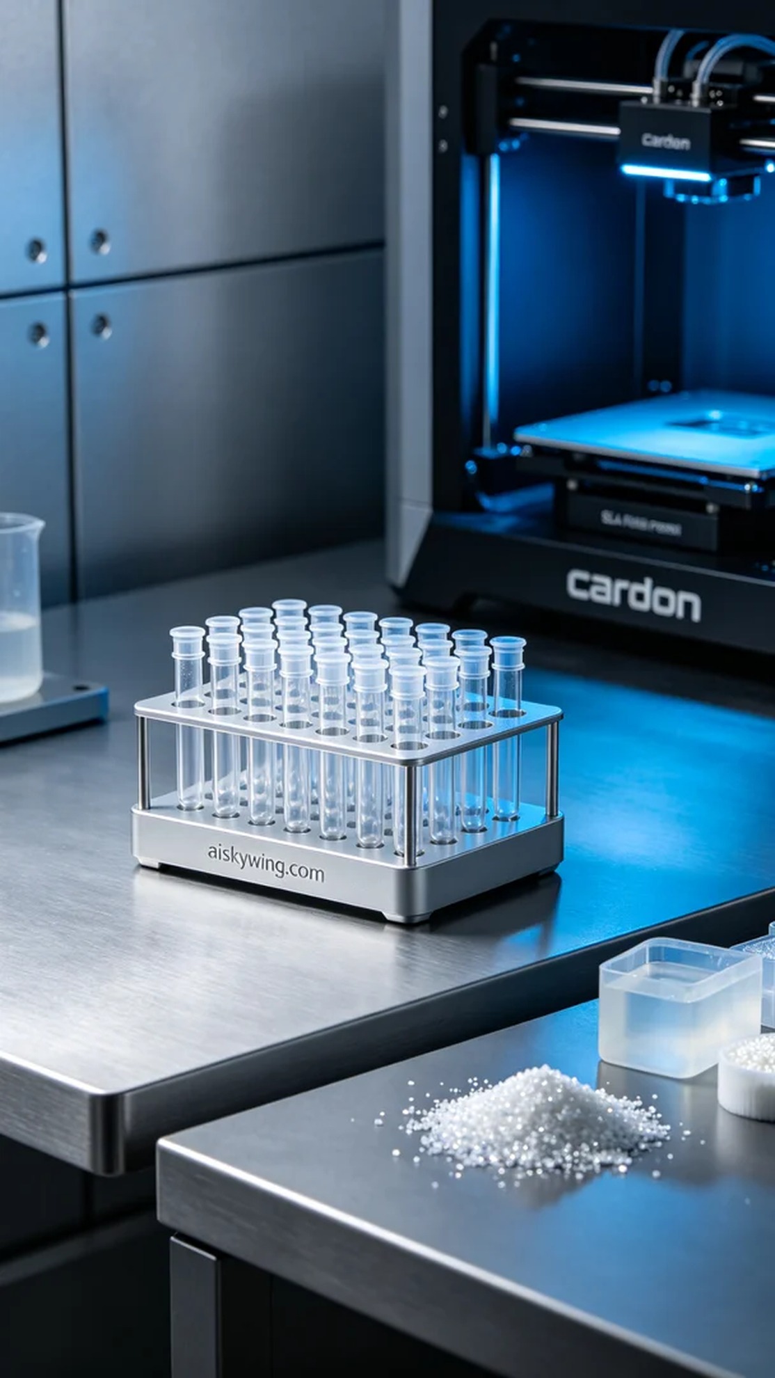1018-Medical Micro Centrifuge Tube Rack - Aiskywing Industrial 3D Printing Showcase 内容图2 Zhongshan Skywing 3D Technology Co.,LTD | 中山市天翼三维科技有限公司 1018-Medical Micro Centrifuge Tube Rack - Aiskywing Industrial 3D Printing Showcase SLA-医疗美容 (SLA-MB) 图2张