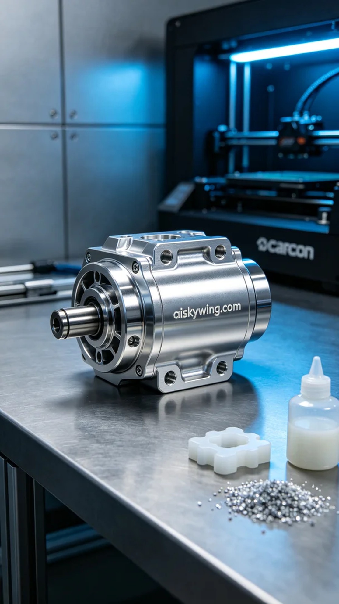0734-Brake housing - Aiskywing Industrial 3D Printing Showcase 内容图1 Zhongshan Skywing 3D Technology Co.,LTD | 中山市天翼三维科技有限公司 0734-Brake housing - Aiskywing Industrial 3D Printing Showcase CNC-高精度加工 (CNC-HP) 图1张