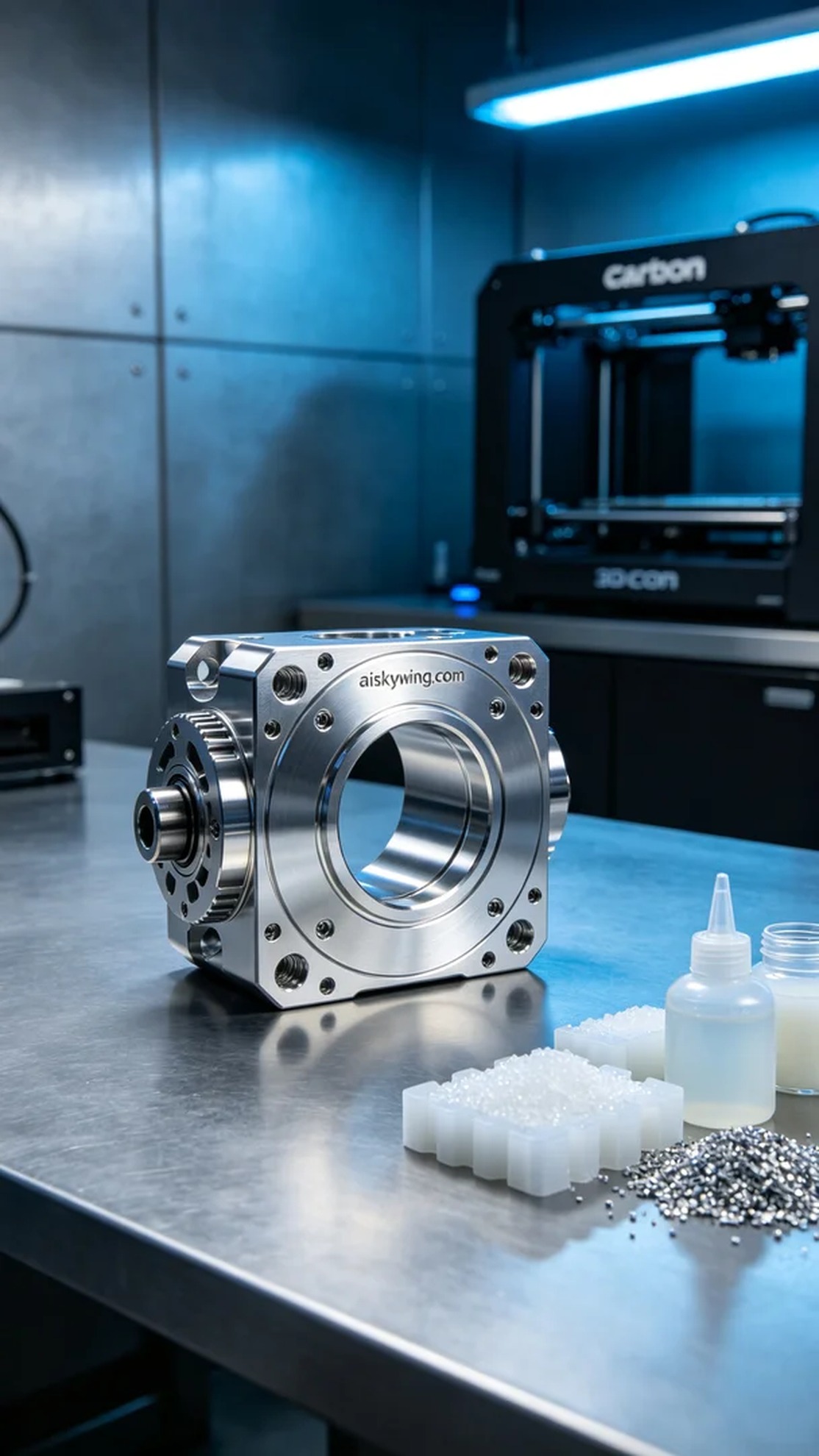 0734-Brake housing - Aiskywing Industrial 3D Printing Showcase 内容图4 Zhongshan Skywing 3D Technology Co.,LTD | 中山市天翼三维科技有限公司 0734-Brake housing - Aiskywing Industrial 3D Printing Showcase CNC-高精度加工 (CNC-HP) 图4张