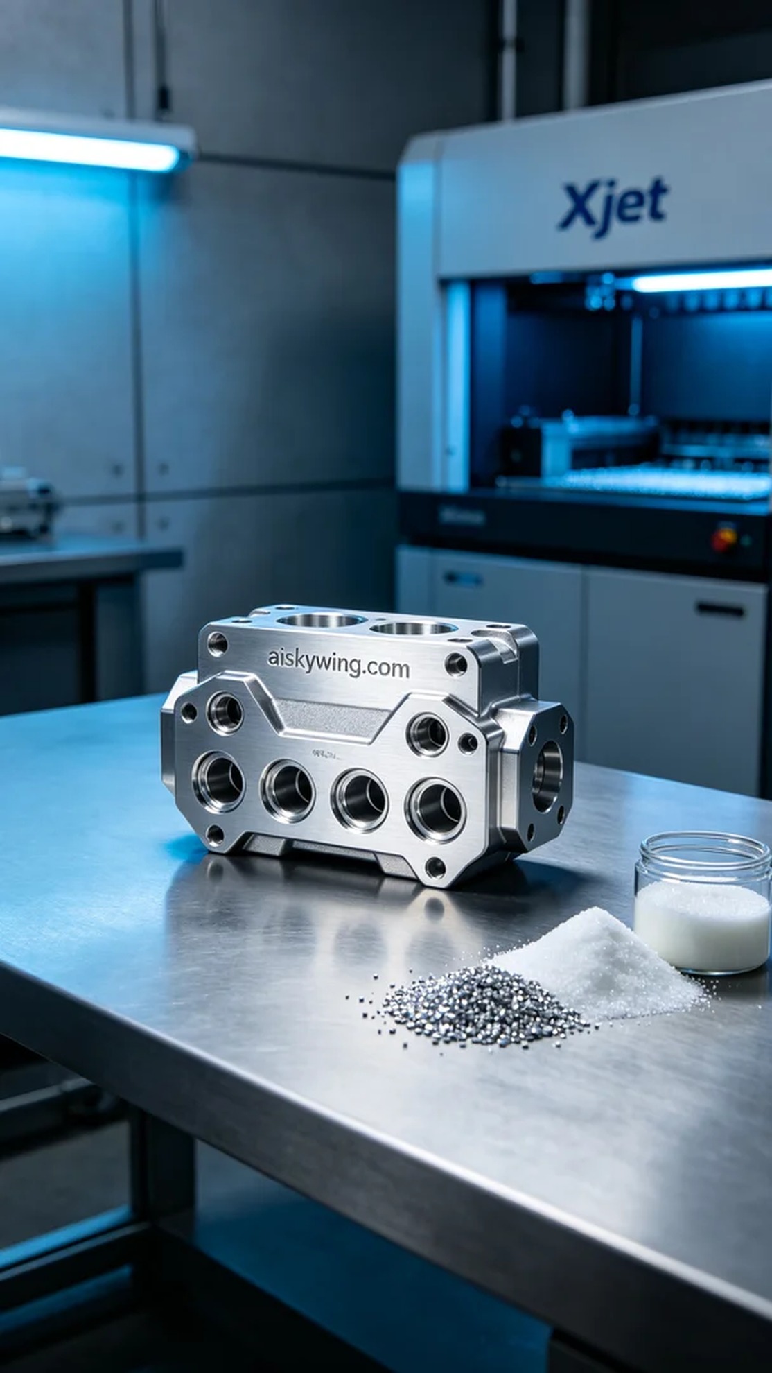 0934-Brake four-circuit protection valve housing - Aiskywing Industrial 3D Printing Showcase