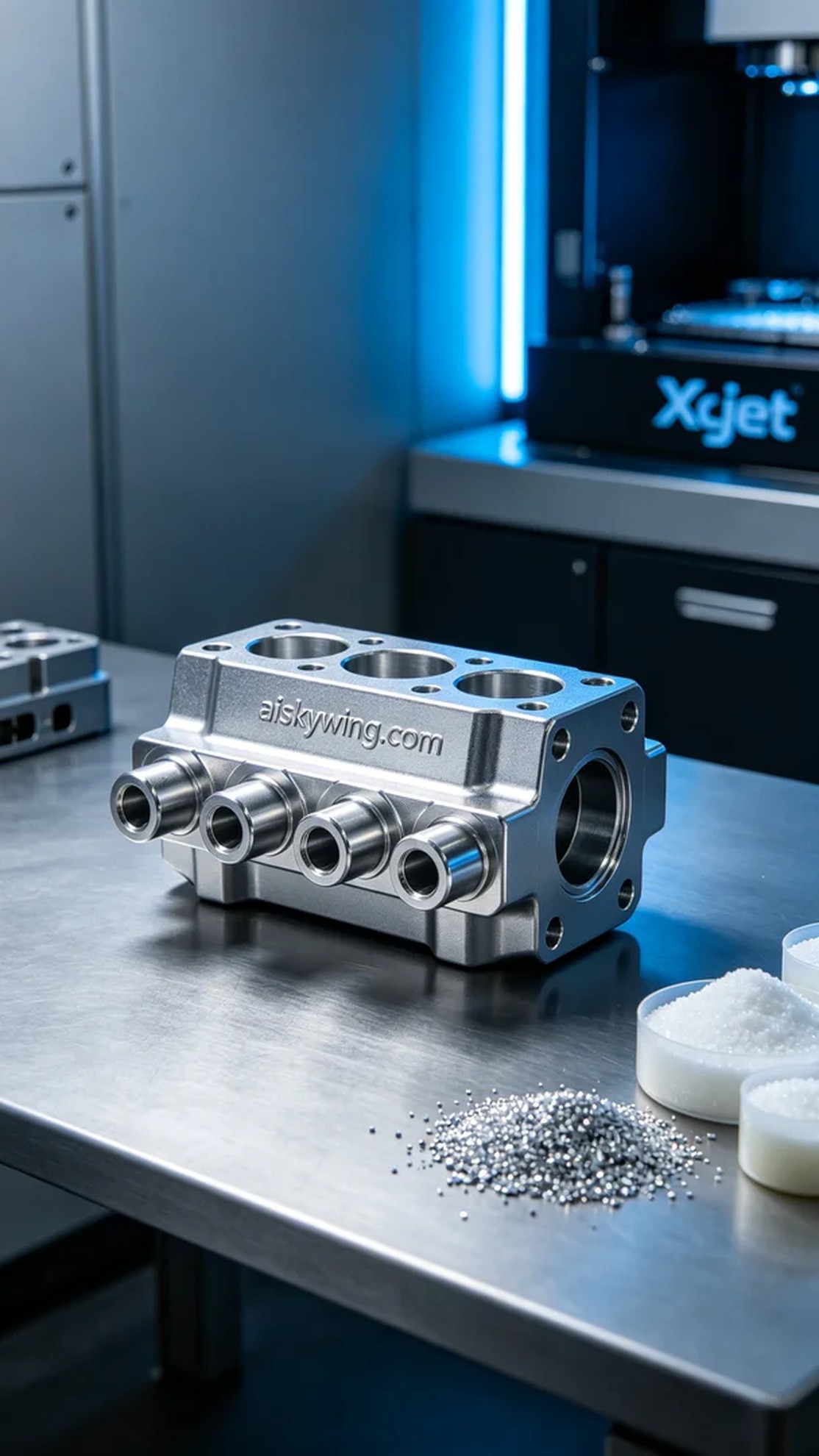 0934-Brake four-circuit protection valve housing - Aiskywing Industrial 3D Printing Showcase 内容图2 Zhongshan Skywing 3D Technology Co.,LTD | 中山市天翼三维科技有限公司 0934-Brake four-circuit protection valve housing - Aiskywing Industrial 3D Printing Showcase SLM-汽车高端 (SLM-AP) 图2张