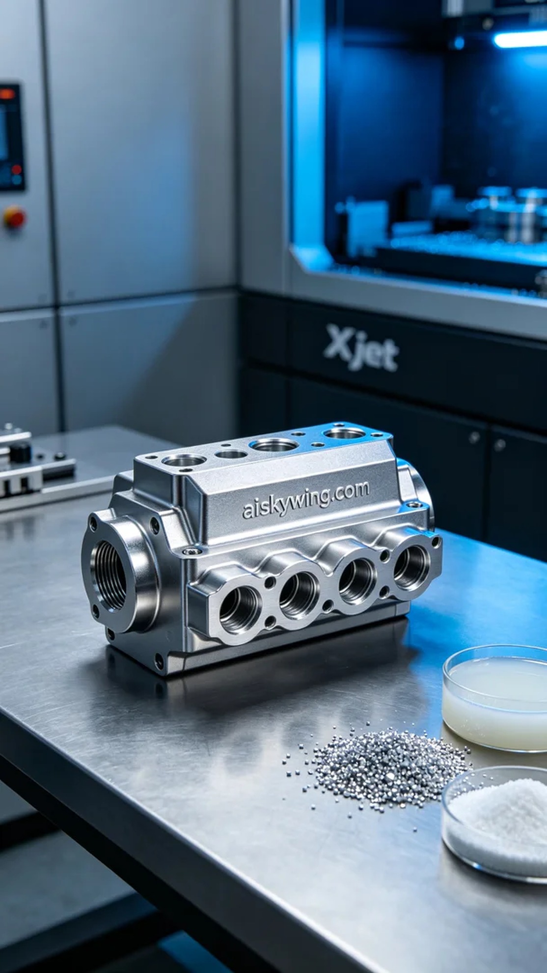 0934-Brake four-circuit protection valve housing - Aiskywing Industrial 3D Printing Showcase 内容图3 Zhongshan Skywing 3D Technology Co.,LTD | 中山市天翼三维科技有限公司 0934-Brake four-circuit protection valve housing - Aiskywing Industrial 3D Printing Showcase SLM-汽车高端 (SLM-AP) 图3张