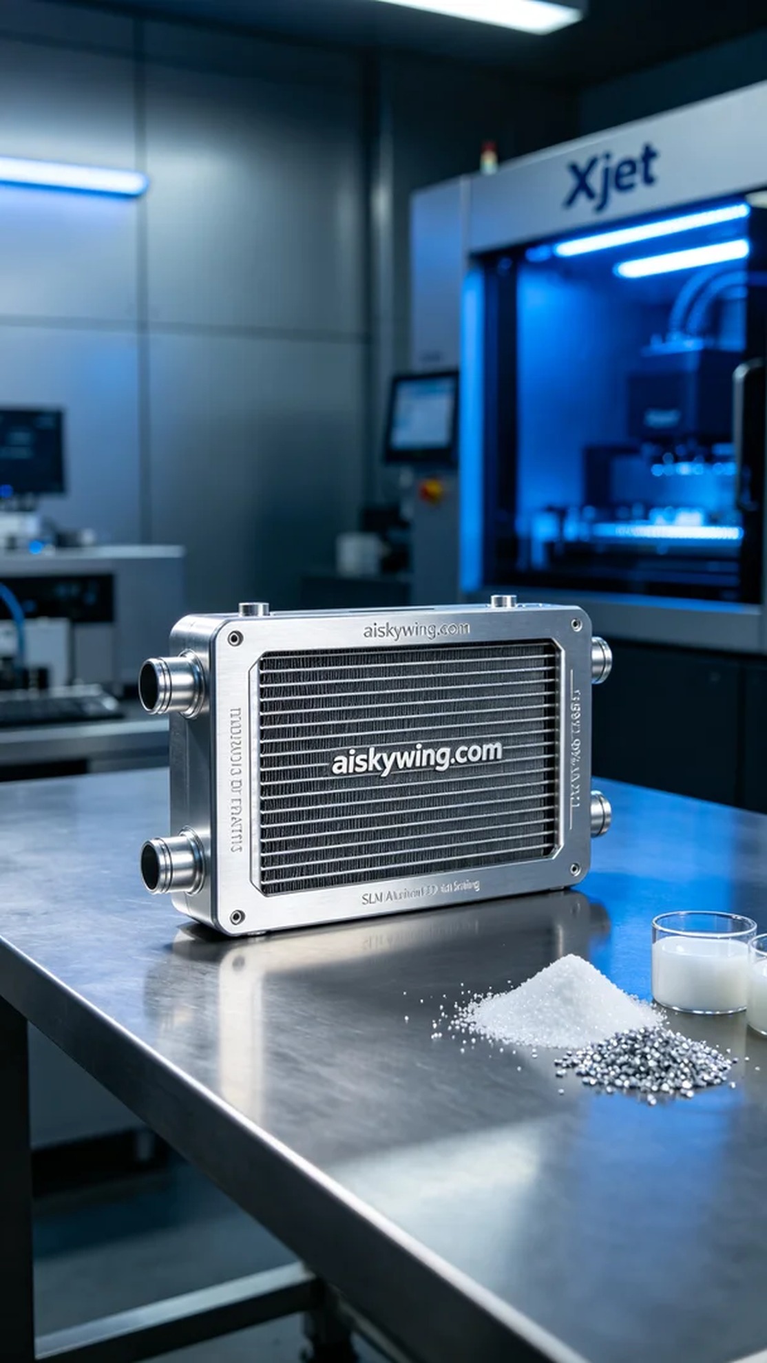 0585-The translation of is intercooler housing - Aiskywing Industrial 3D Printing Showcase