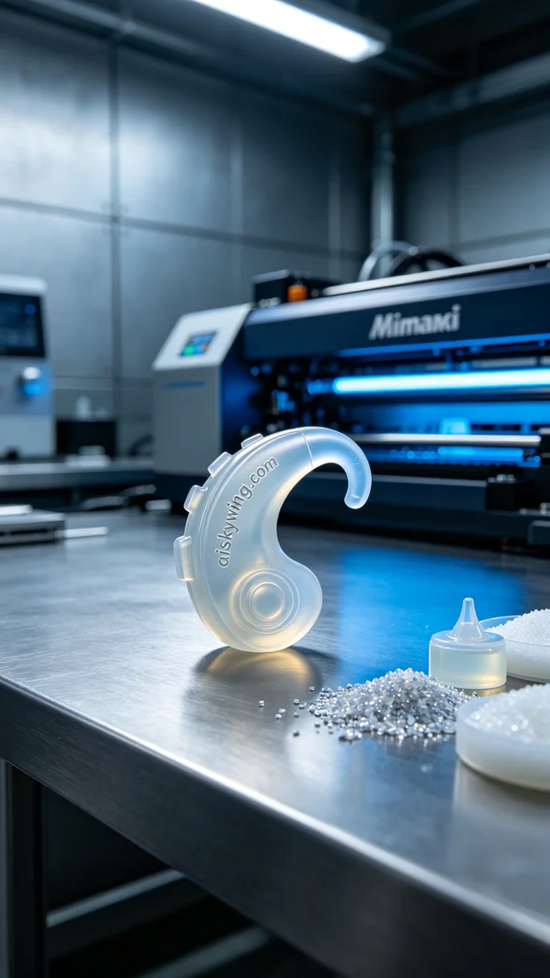1099-Hearing aid silicone ear mold - Aiskywing Industrial 3D Printing Showcase 内容图3 Zhongshan Skywing 3D Technology Co.,LTD | 中山市天翼三维科技有限公司 1099-Hearing aid silicone ear mold - Aiskywing Industrial 3D Printing Showcase 硅胶复模-柔性 (SM-F) 图3张
